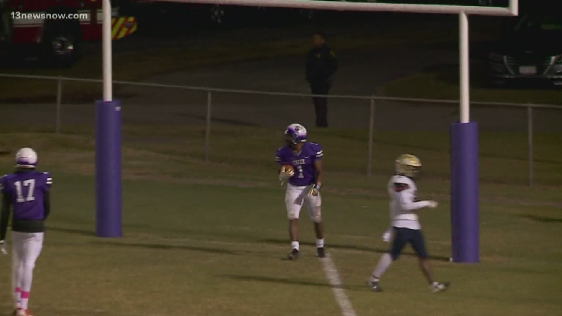 Deep Creek's wide receiver/running back tallied 4 TDs and 194 yards against Western Branch.