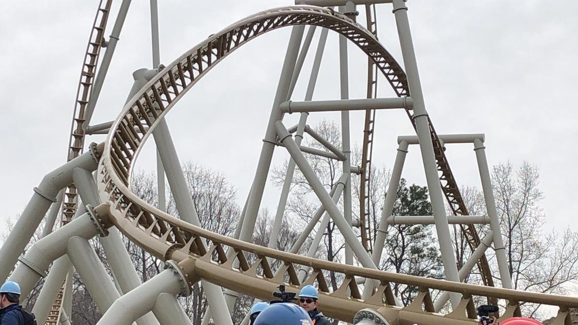 Pantheon, Busch Gardens Williamsburg's newest roller coaster, now open