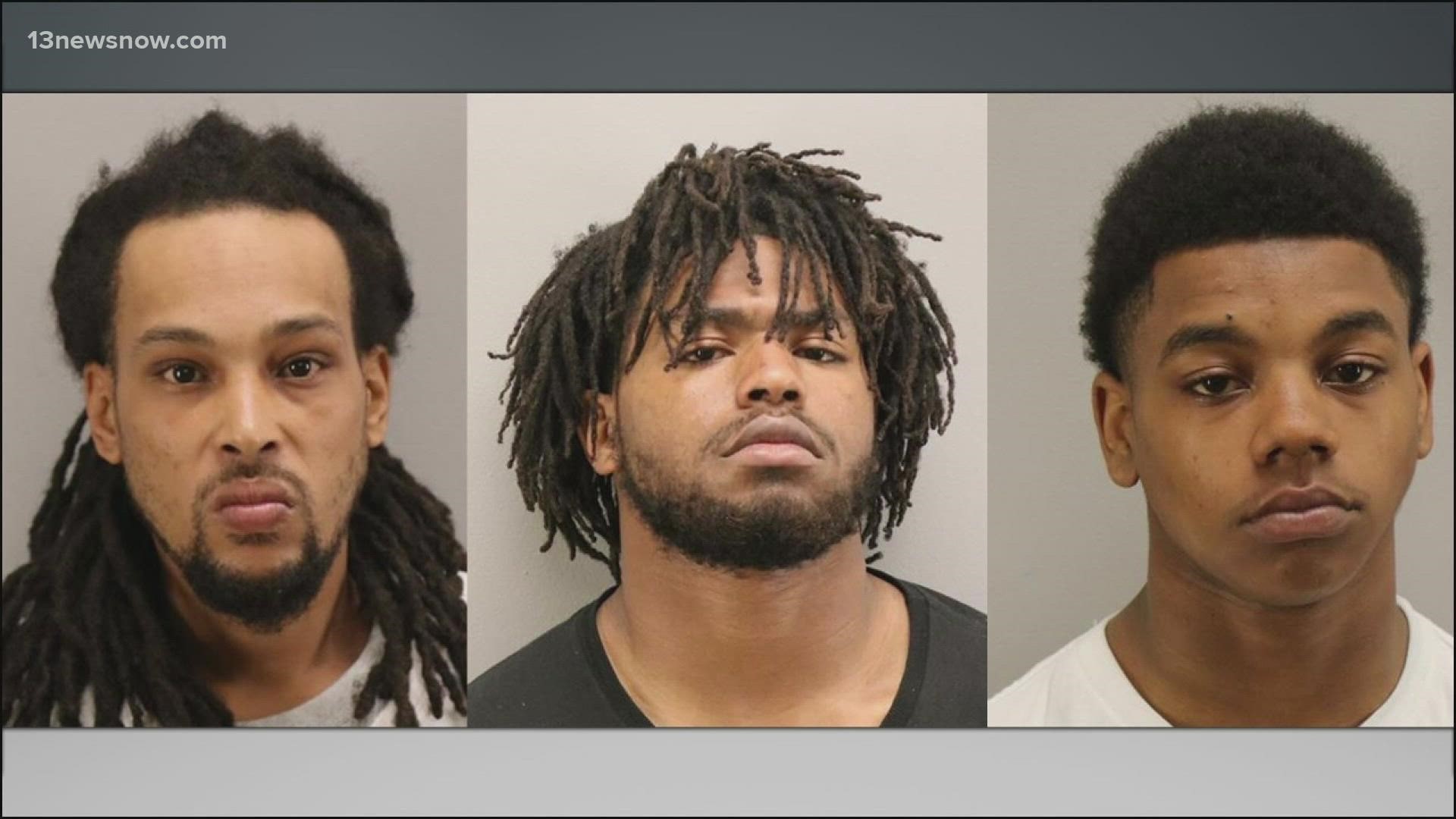 Three men charged in connection to the shootings at the Virginia Beach Oceanfront are now facing federal charges.