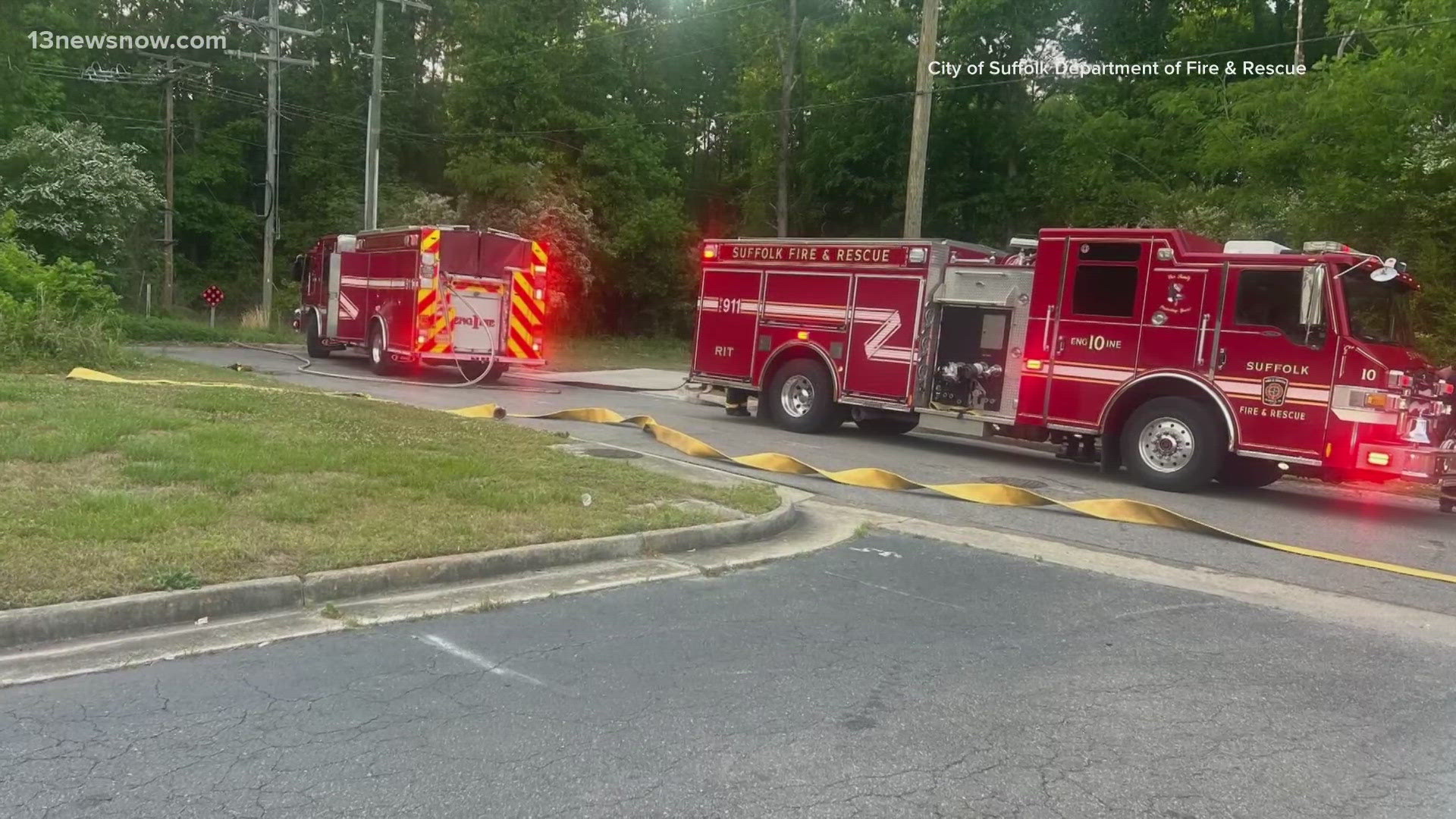 Teenager recovering after brush fire in Suffolk last week | 13newsnow.com