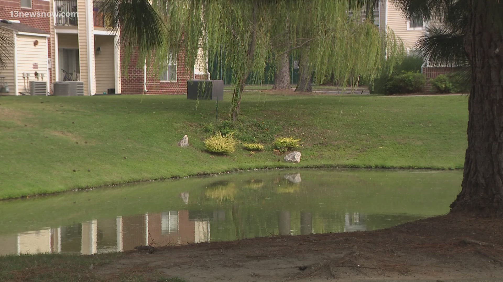 It happened in the 1100 block of Arboretum Way, where police responded to a report of a sinking vehicle.