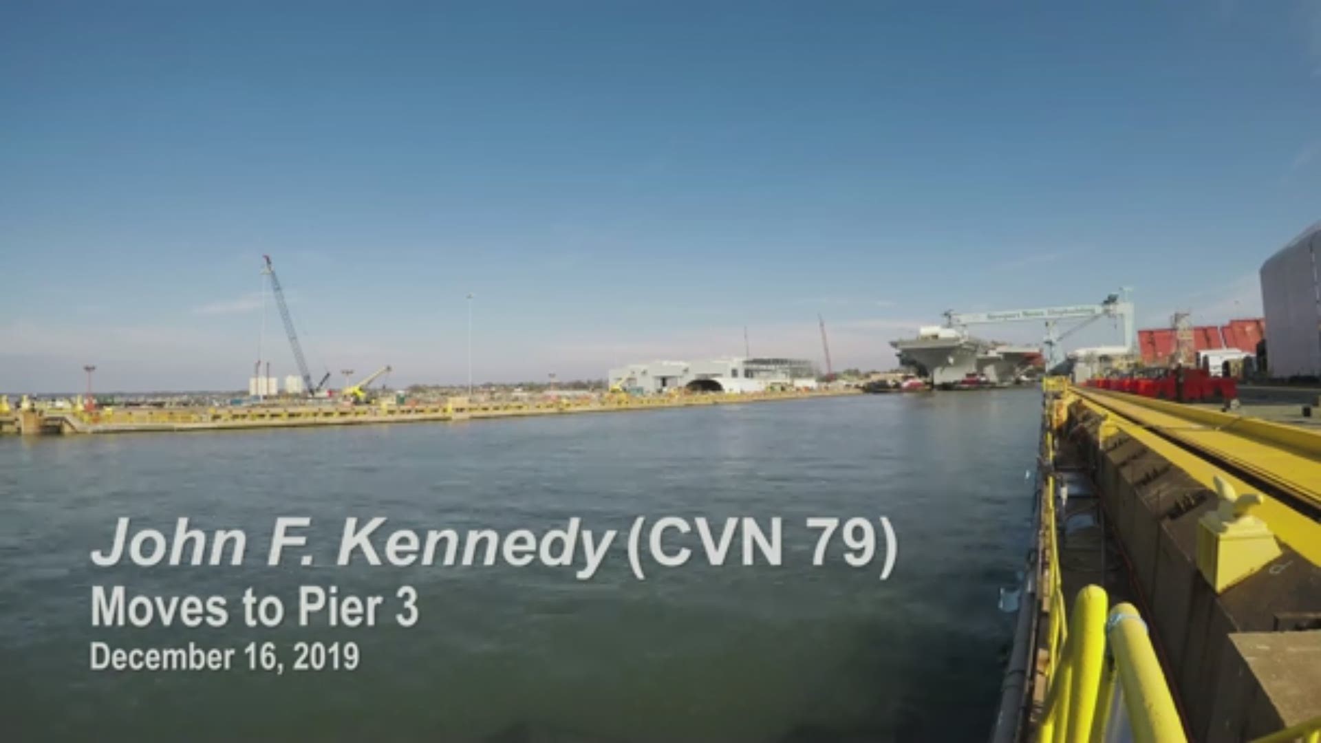 Nine days after christening the U.S. Navy’s newest nuclear-powered aircraft carrier, Newport News Shipbuilding on December 17 launched John F. Kennedy (CVN 79) into