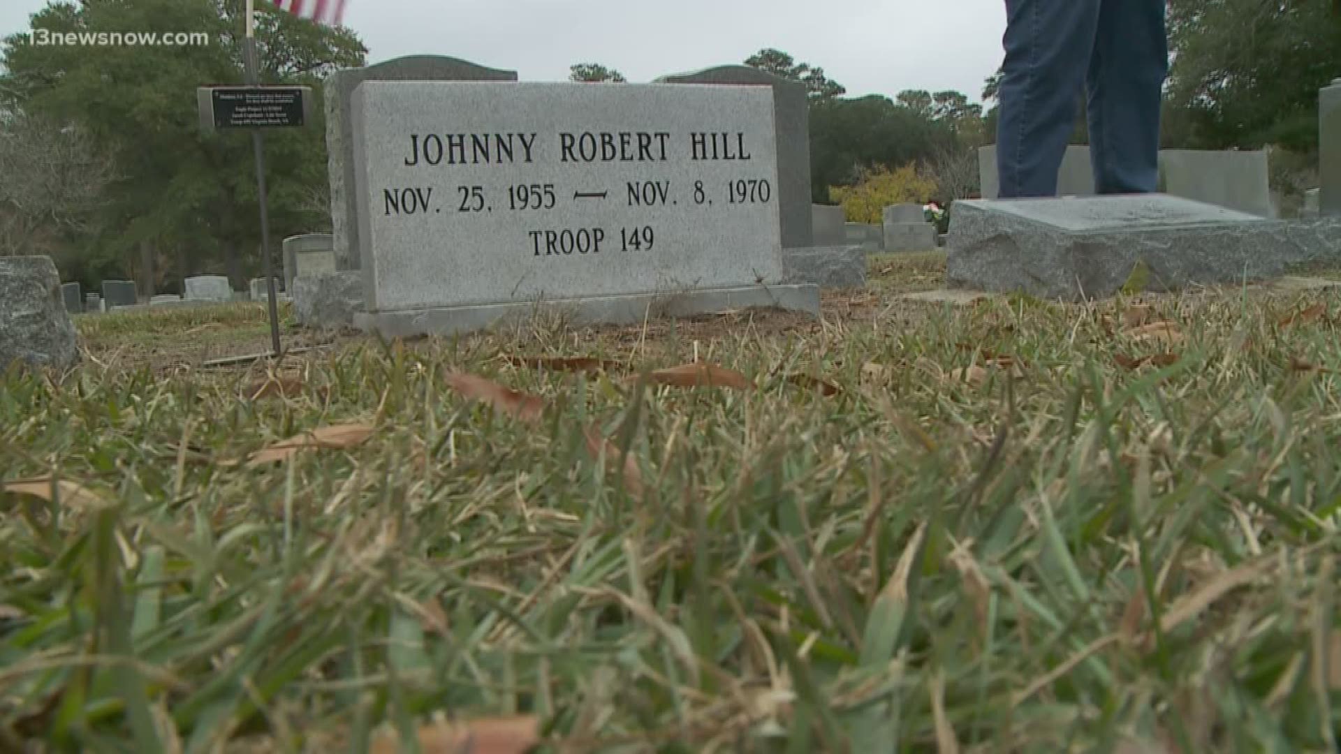 The teen died in November 1970 and never had a grave marker until a local Boy Scout stepped in, as part of his Eagle Scout Service Project.