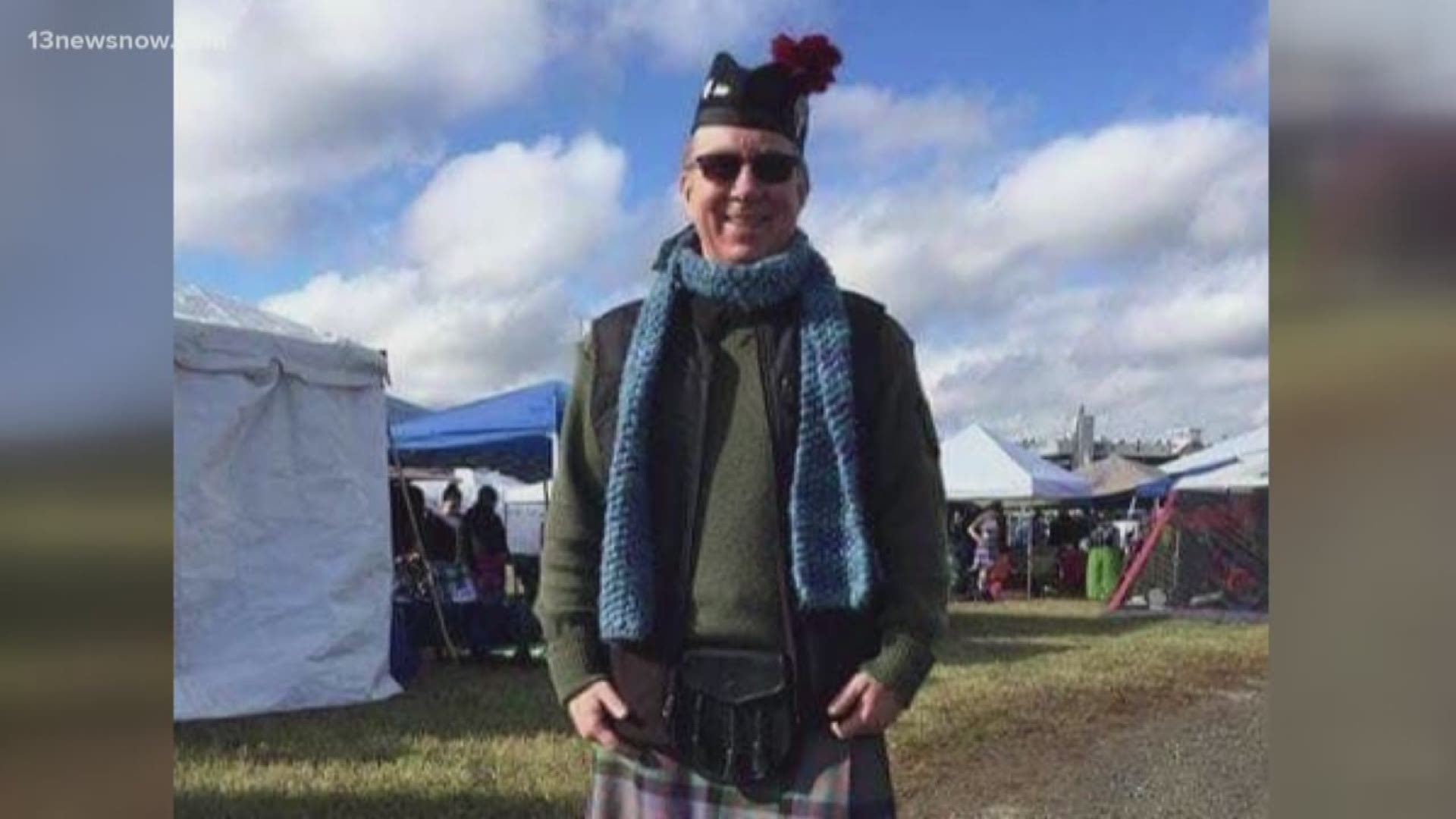 Christopher Rapp was new to Virginia Beach, but his love for the bagpipes made him fast friends with fellow members of Tidewater Pipes and Drums.