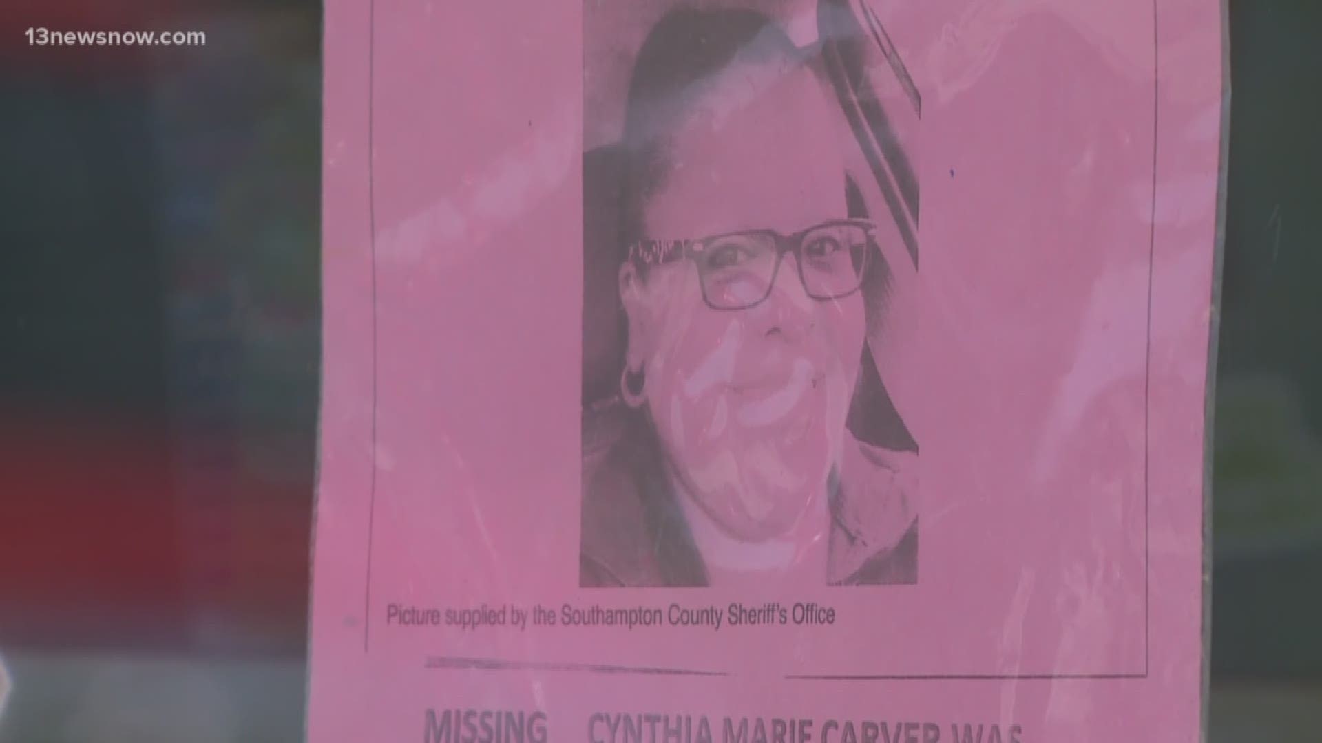 The search continues for Cynthi Carver, a mother of two, who has been missing since Thursday.