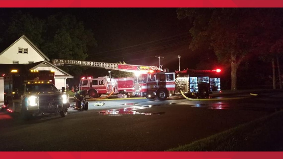 Earlymorning structure fire breaks out in Gloucester