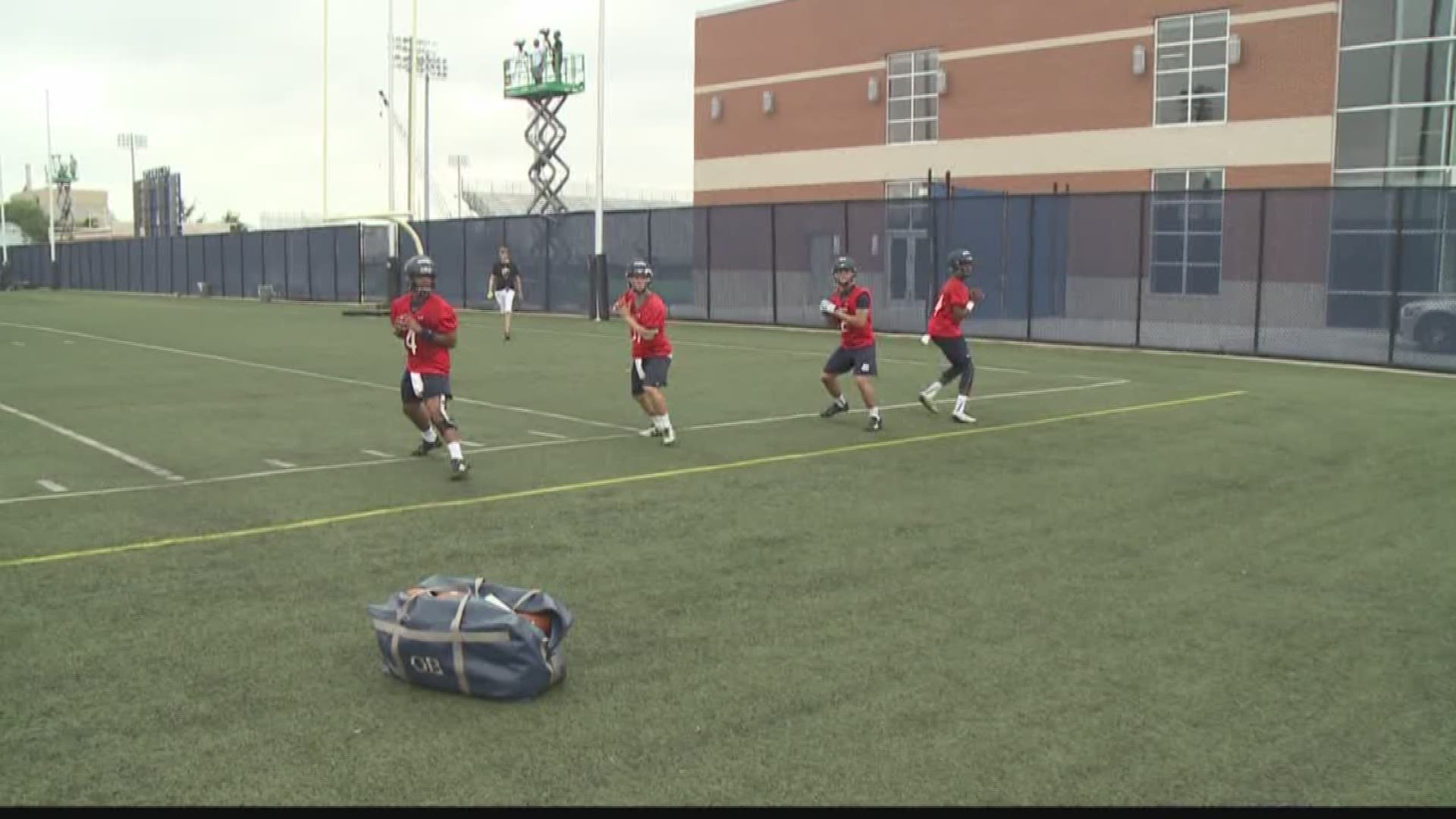 The Monarchs started preseason football practice on Monday morning. ODU is hoping to build off of last year's bowl season.
