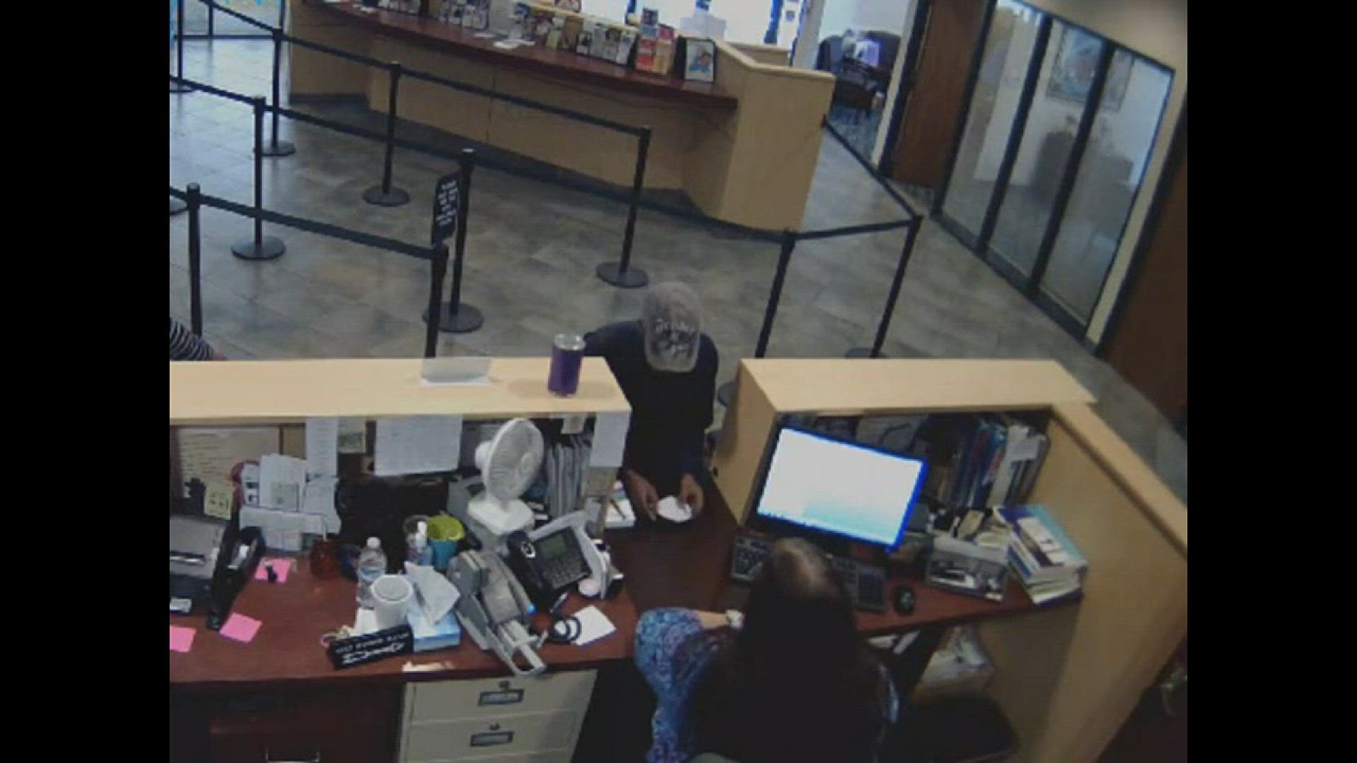 Surveillance Video: Bayport Credit Union bank robbery