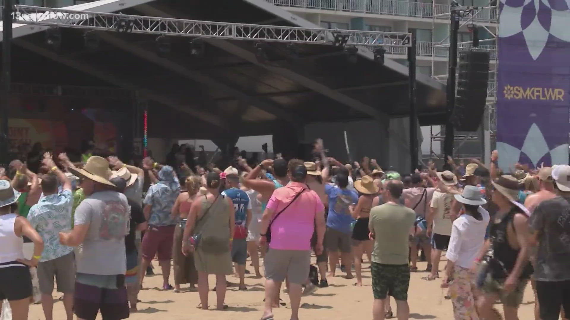 The 2-day Point Break Festival brought festivalgoers to the Virginia Beach Oceanfront this weekend.