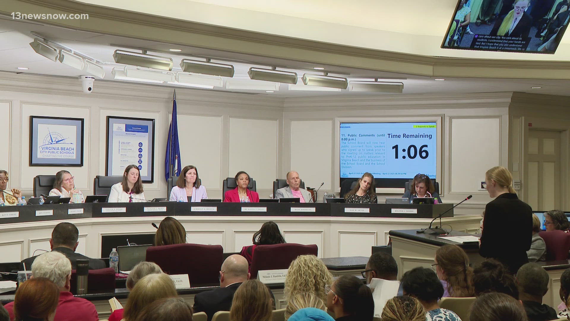 School board members are having policy meetings to see how the decision earlier this month to suspend DEI initiatives will impact the division.