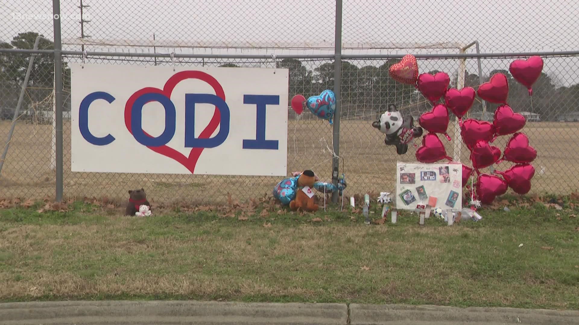 Organizers are continuing to encourage the public to do their own searches and raise awareness for Codi.