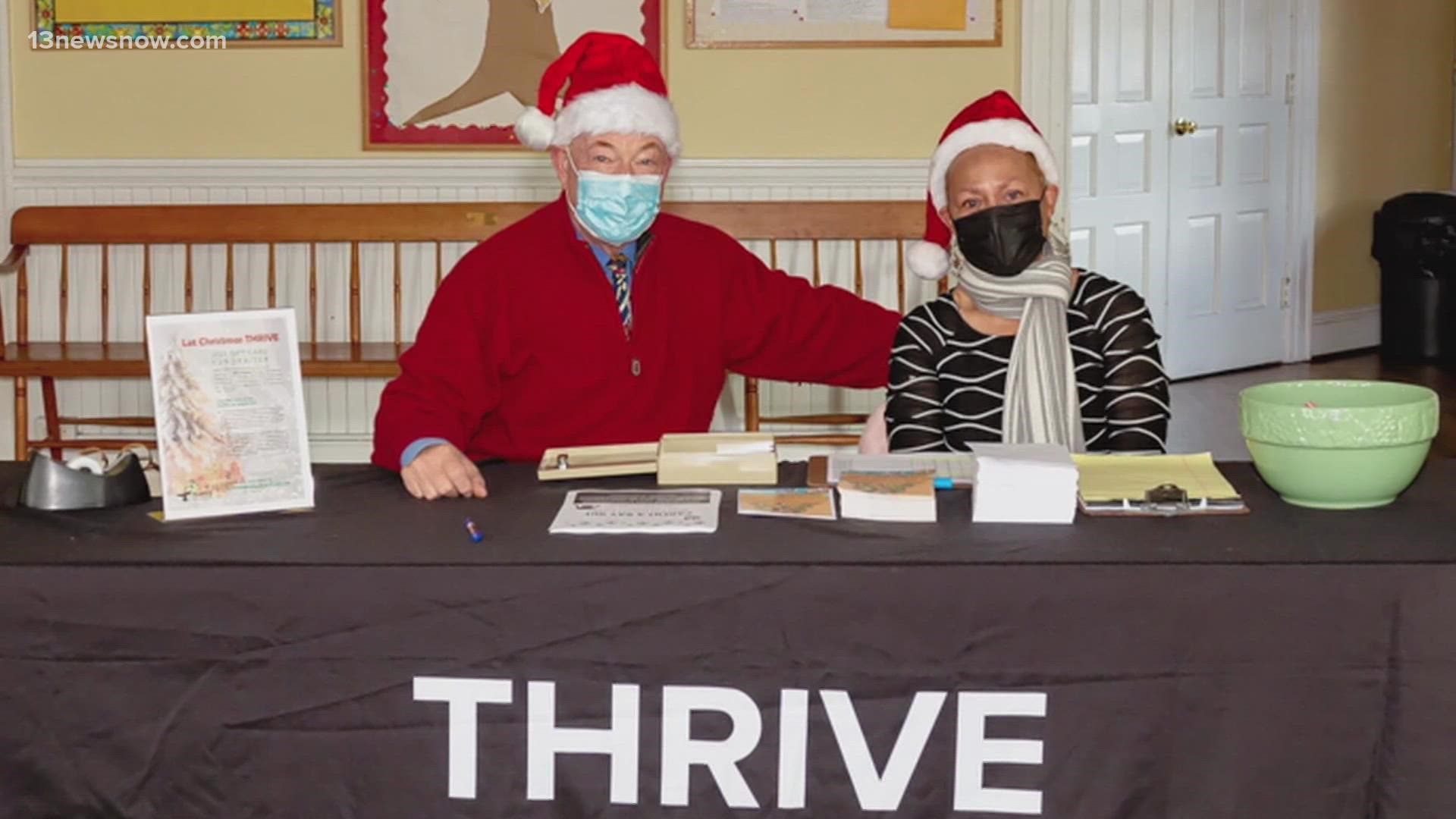 Thrive Peninsula, a nonprofit group based in Newport News is helping families buy presents this holiday season if they cannot afford to.