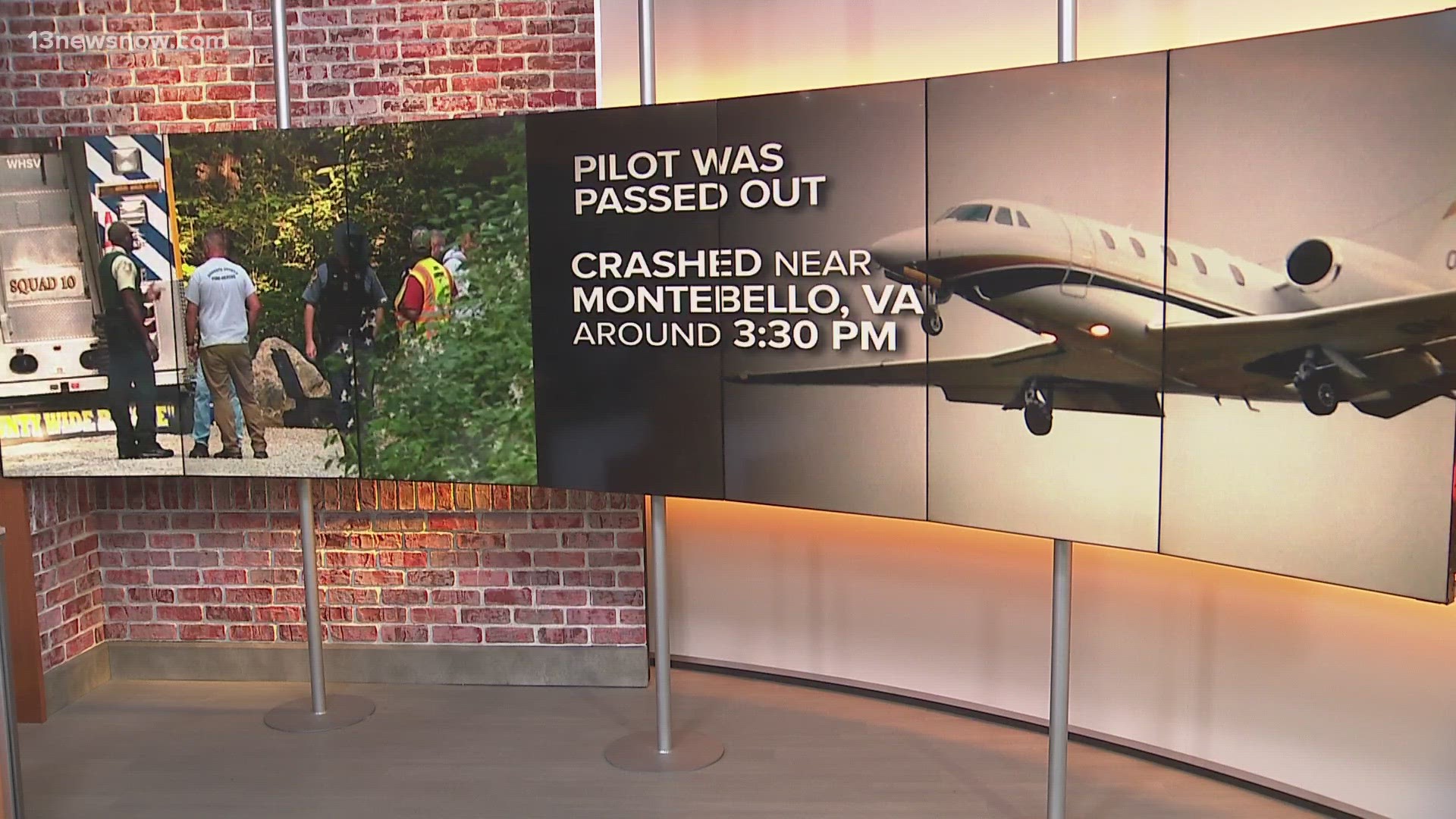 A pilot passed out with 4 people on board and crashed in Southwest Virginia. State police say they found no survivors.