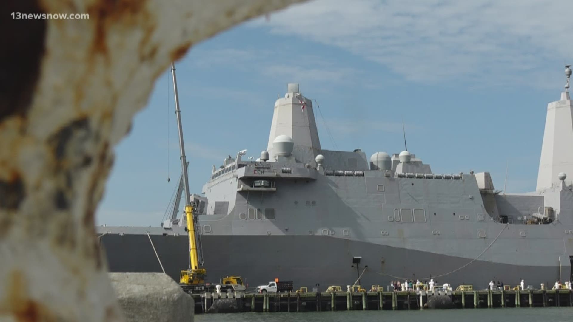 After a seven-month deployment, the Sailors and Marines returned to Naval Station Norfolk.