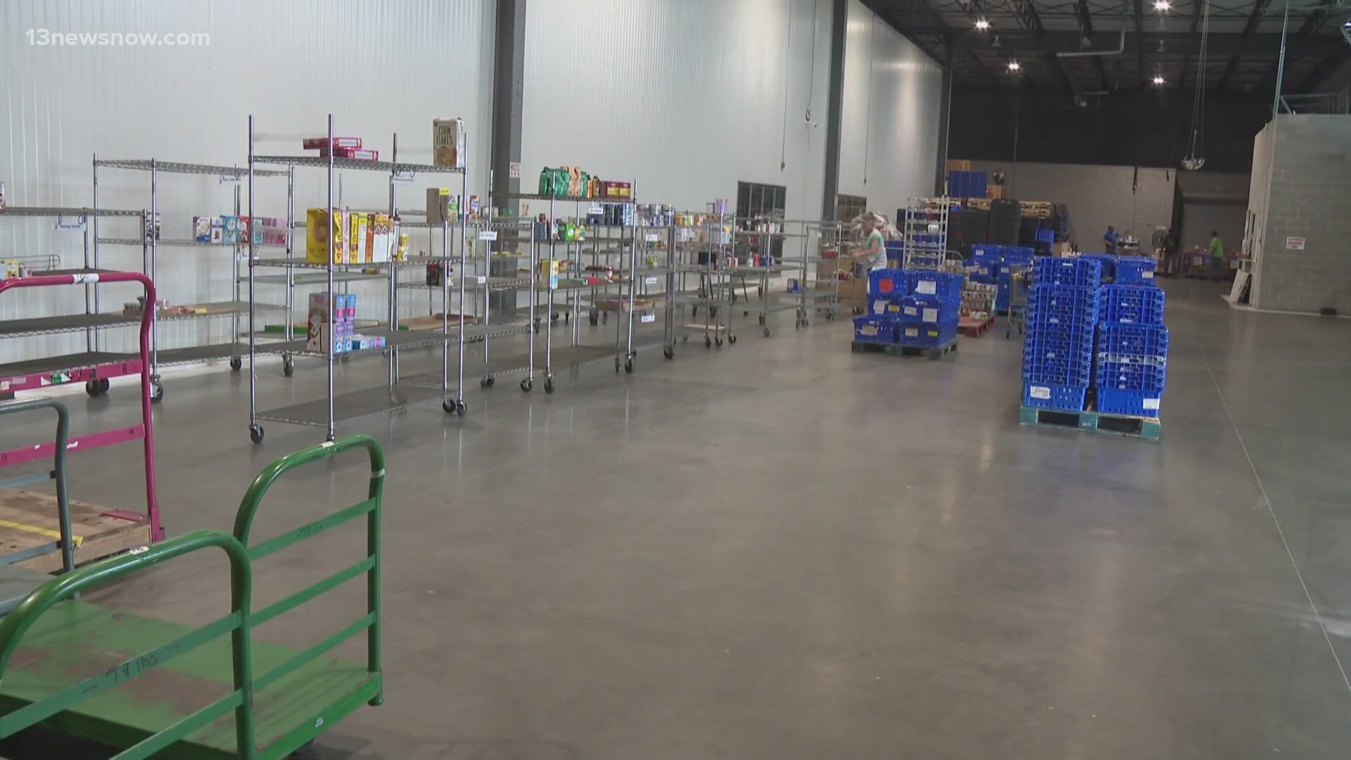 The Virginia Peninsula Foodbank is strongly encouraging the community to donate due to a lack of food to give out.