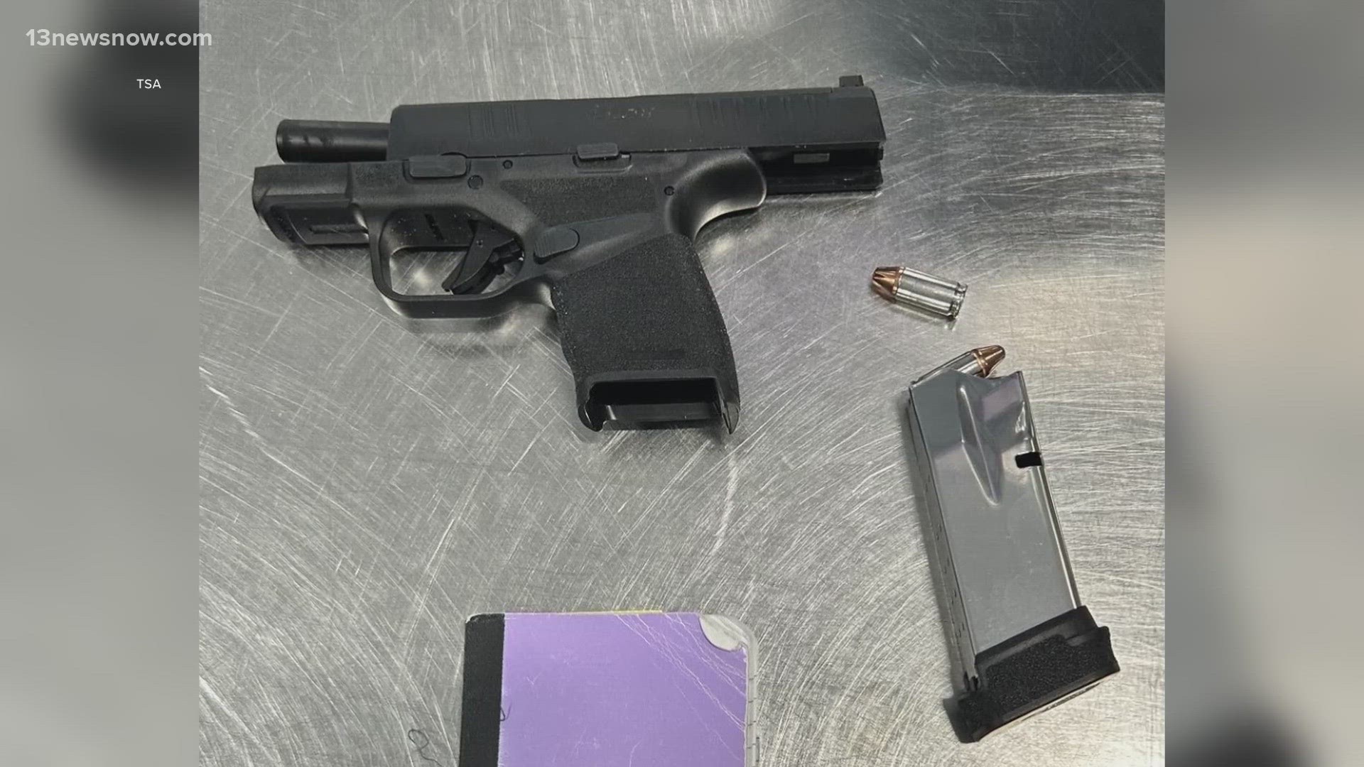 A Hampton man is facing charges after TSA officers stopped him from bringing a loaded gun onto a flight at Newport News-Williamsburg International Airport.