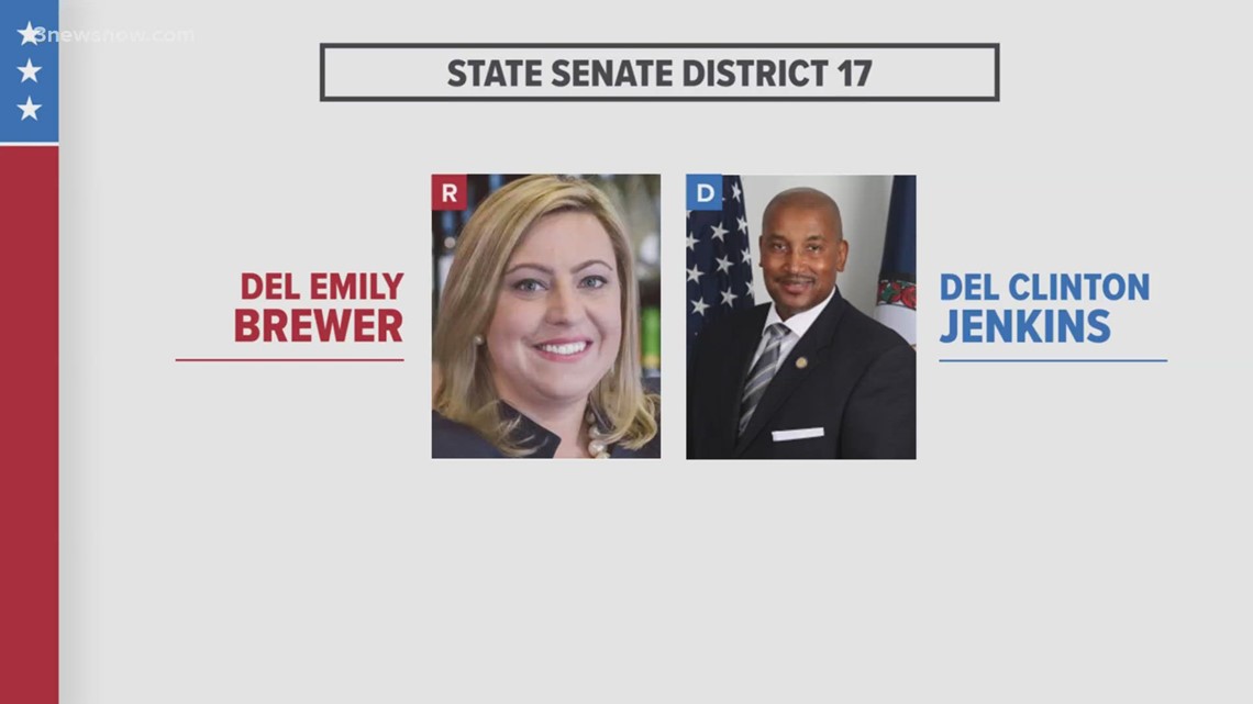 Delegates Emily Brewer and Clinton Jenkins face off for Virginia Senate ...