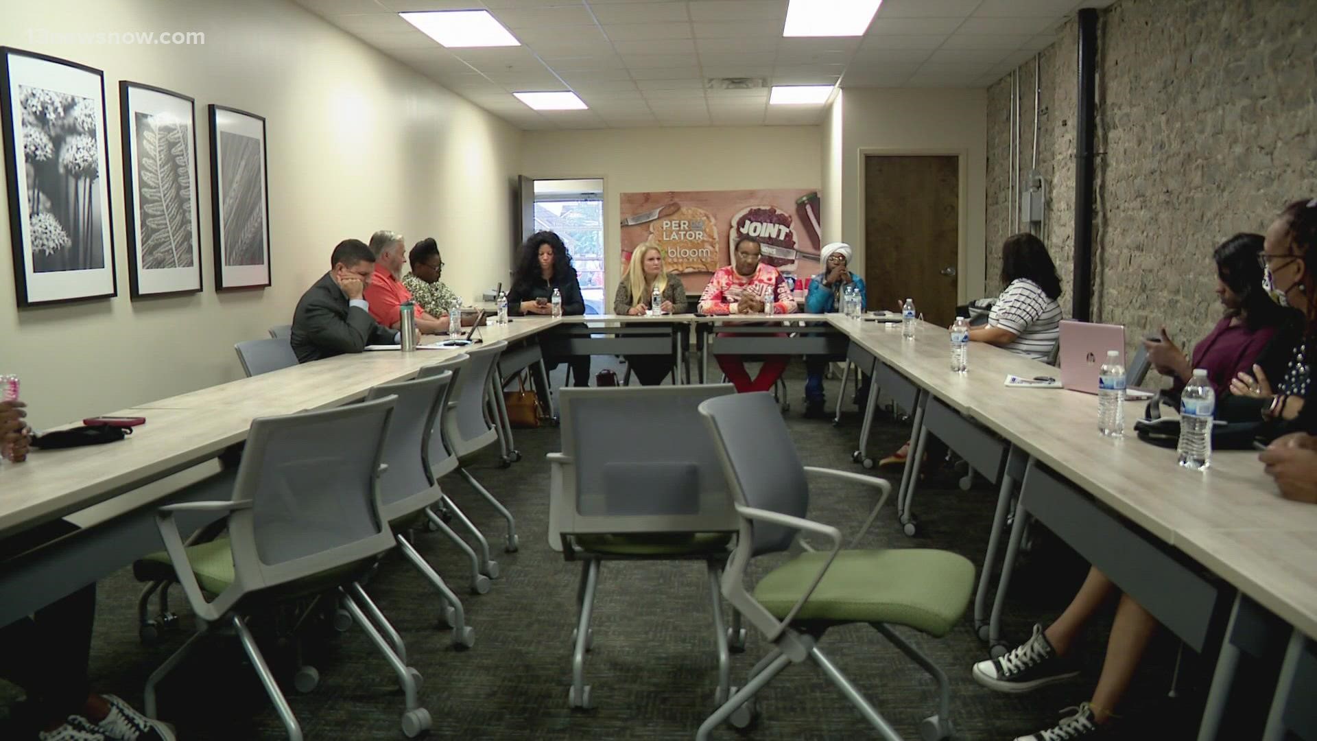 The faith leaders wanted to discuss what the community can do to stop the violence.
