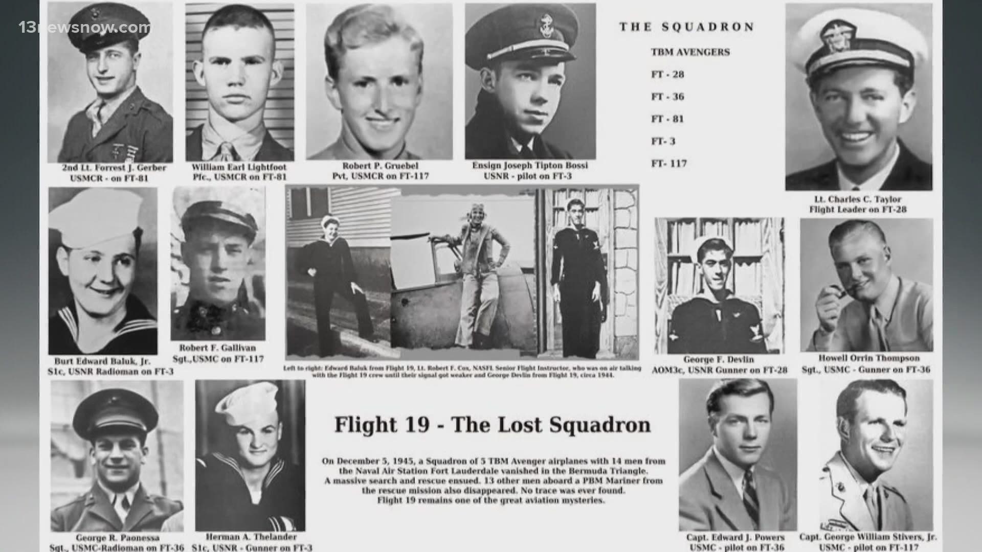 The Lost Squadron: Navy's Flight 19 remains a 75-year mystery | 13newsnow.com