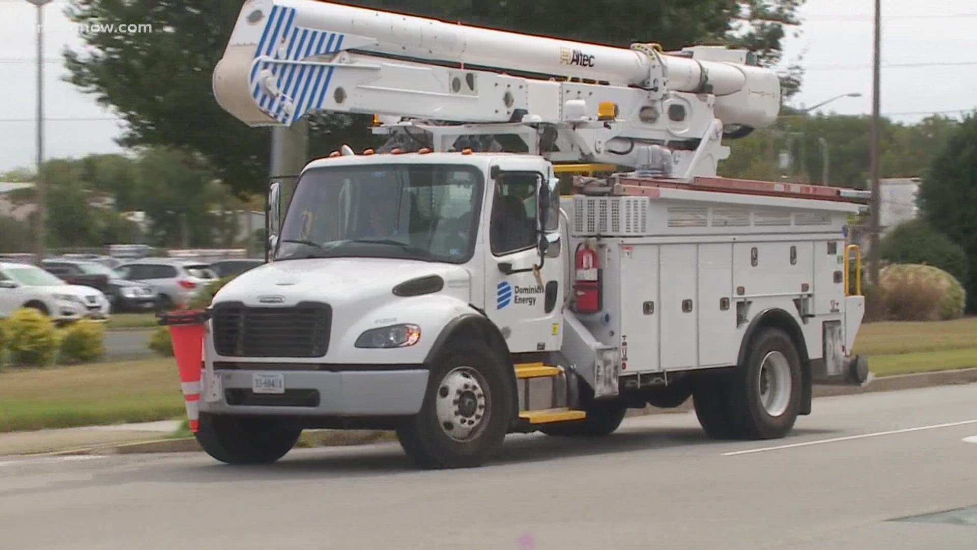 Dominion Energy says it's preparing to keep your lights on ahead of the stormy weekend.