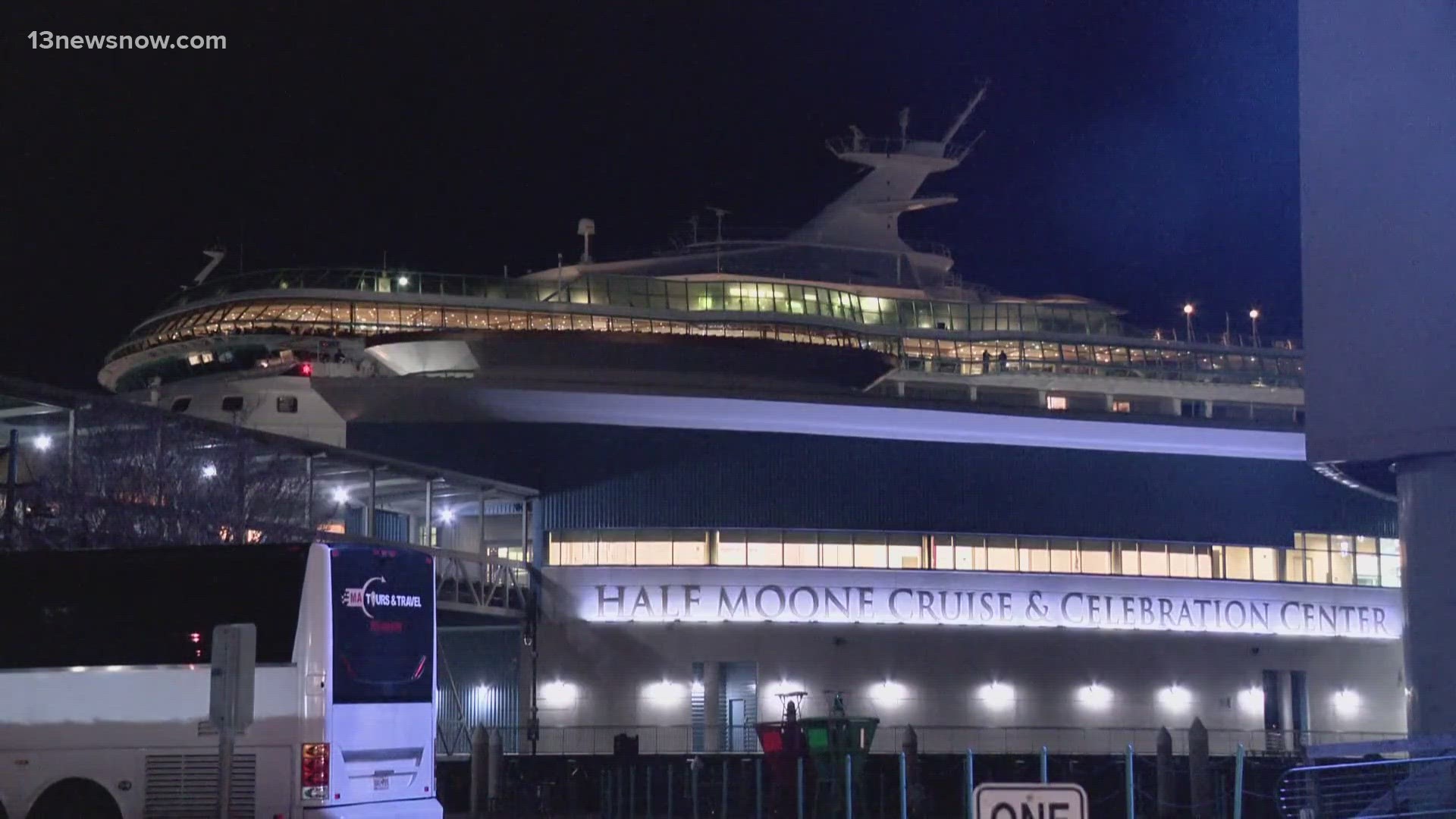 This is the second cruise line to re-route to Norfolk following the Key Bridge collapse in Baltimore. 2,200 people got off the ship on Thursday morning.