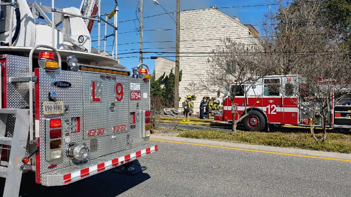 23 people out of homes after fire at condo complex on Willoughby Spit
