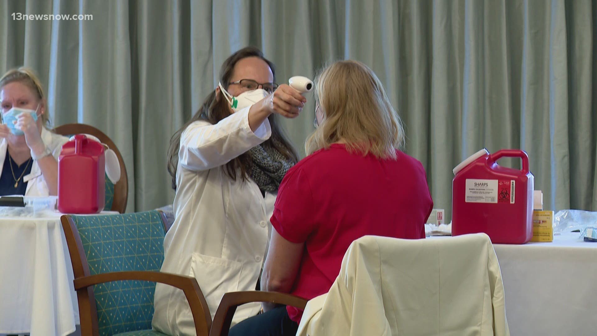 More than 250 staff members and residents at the Atlantic Shores Retirement home began receiving their COVID-19 vaccines on Monday, Jan. 4.