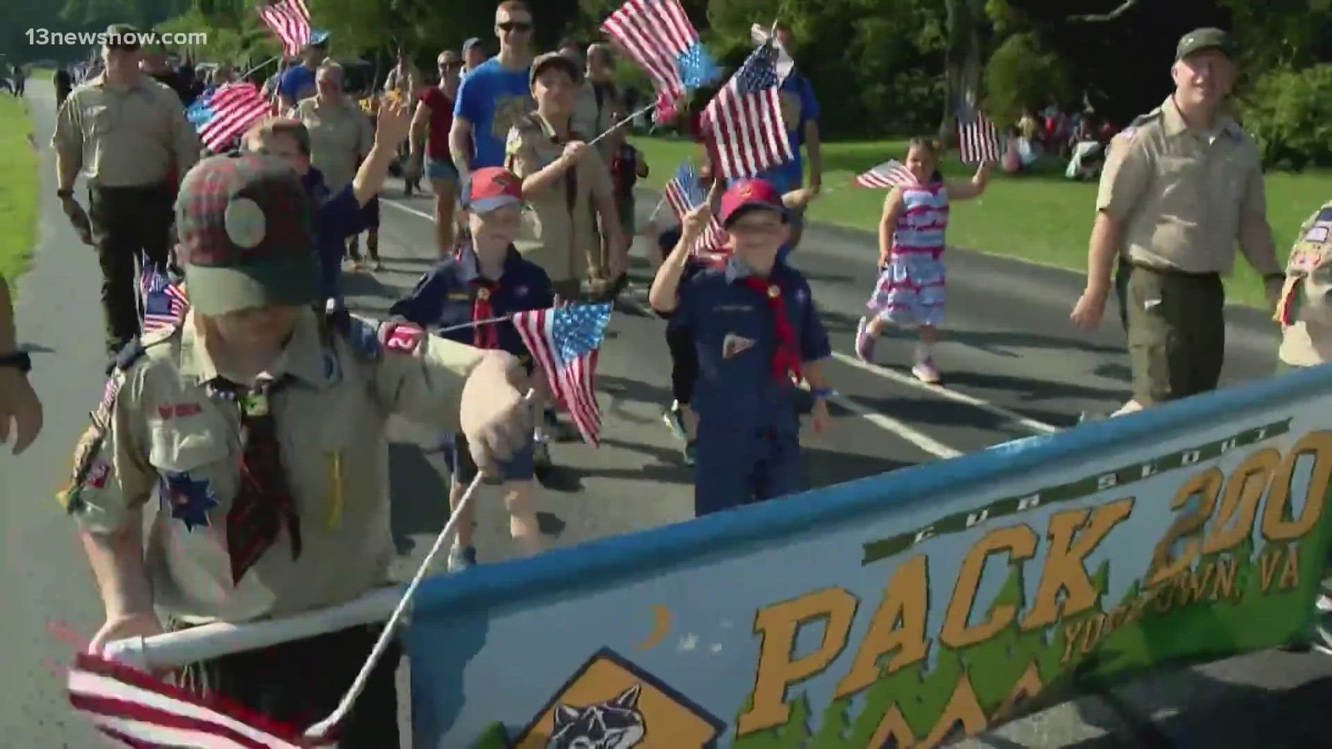 Flags, music and smiles filled Water and Main Streets for the annual parade.