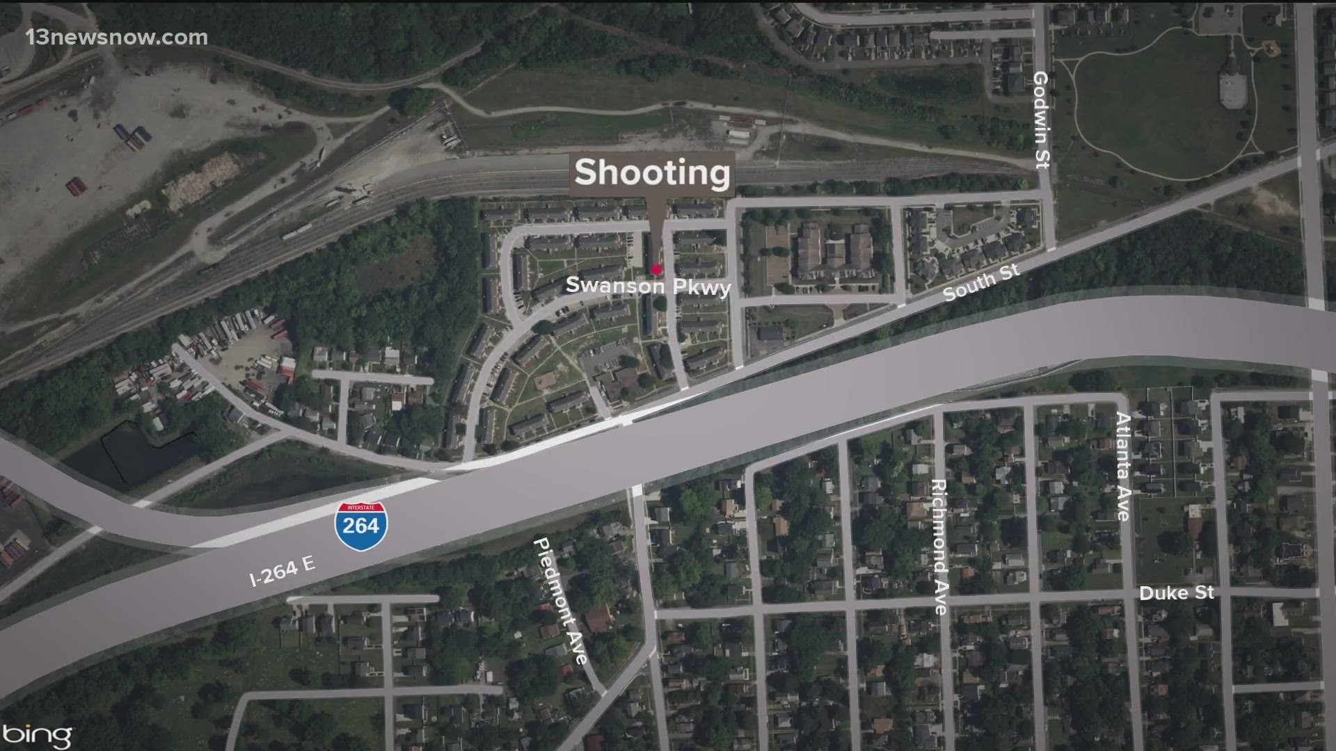 A boy and a man are both seriously hurt after a shooting in Portsmouth Wednesday.