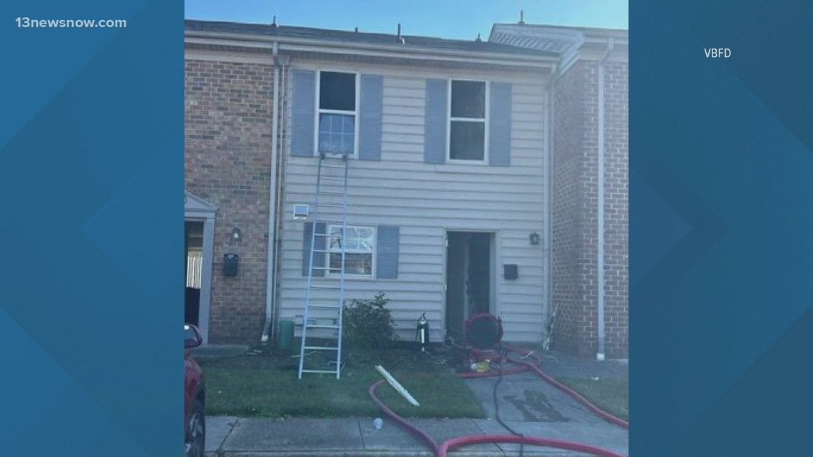 Townhouse fire displaces family of 3 in Virginia Beach | 13newsnow.com