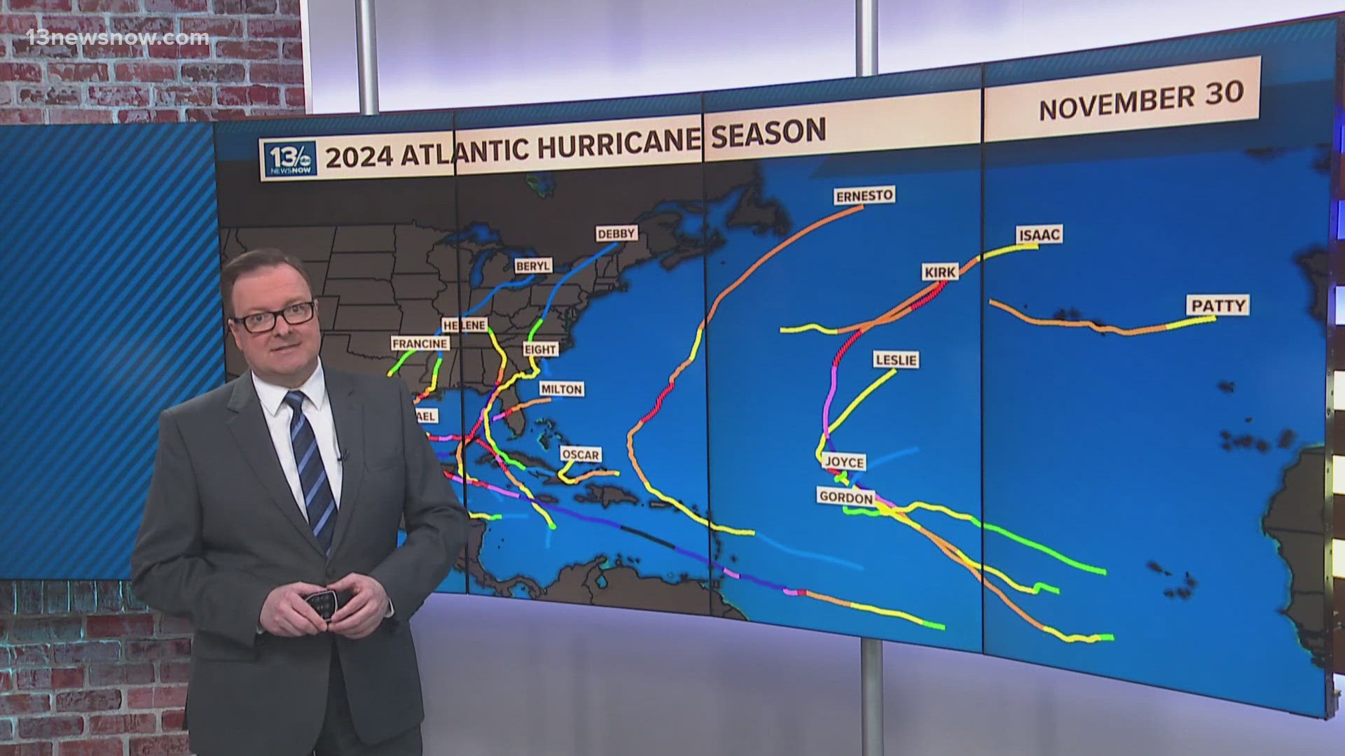 Several records were set during this year's busy hurricane season.