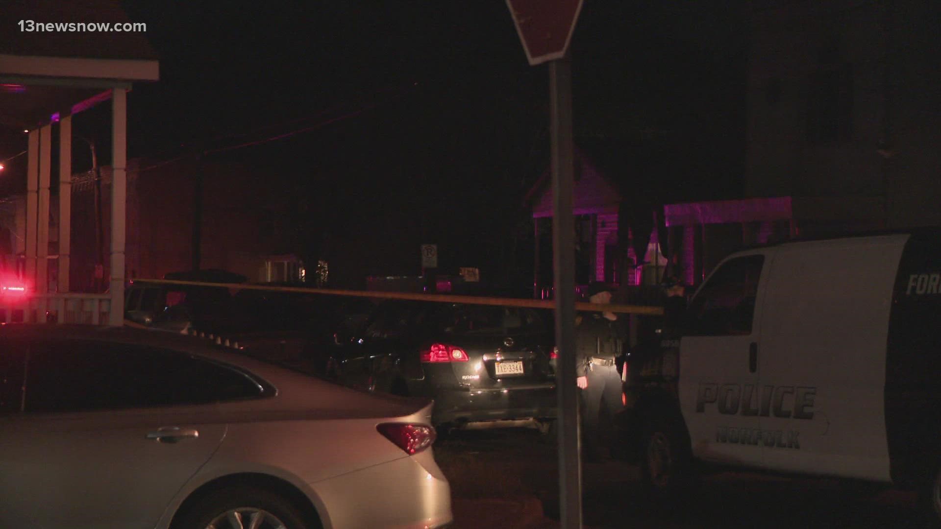 According to the Norfolk Police Dept., the shooting happened in the 800 block of B Avenue just after 6:30 p.m.
