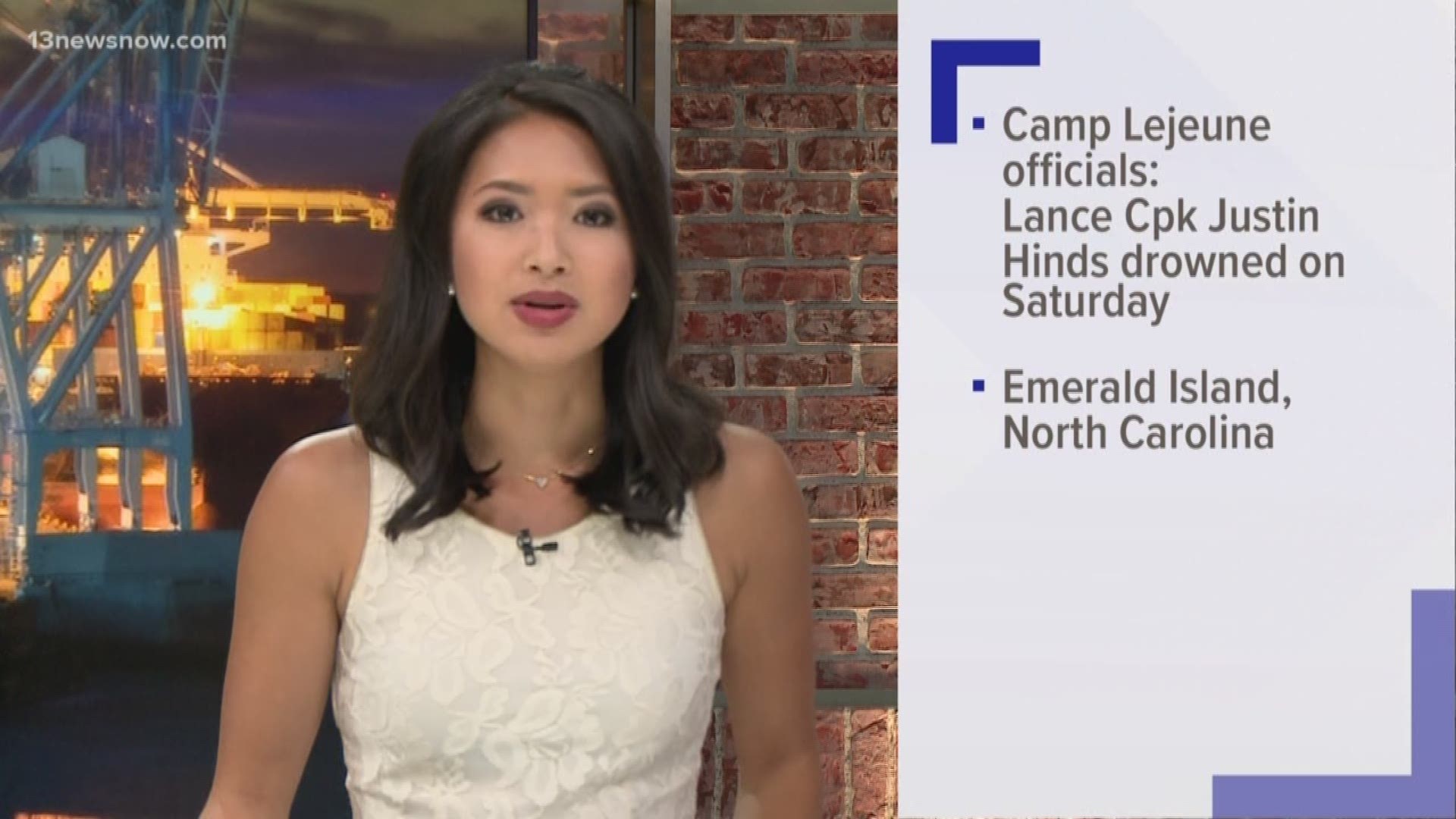 Camp Lejeune confirms drowning death of Marine