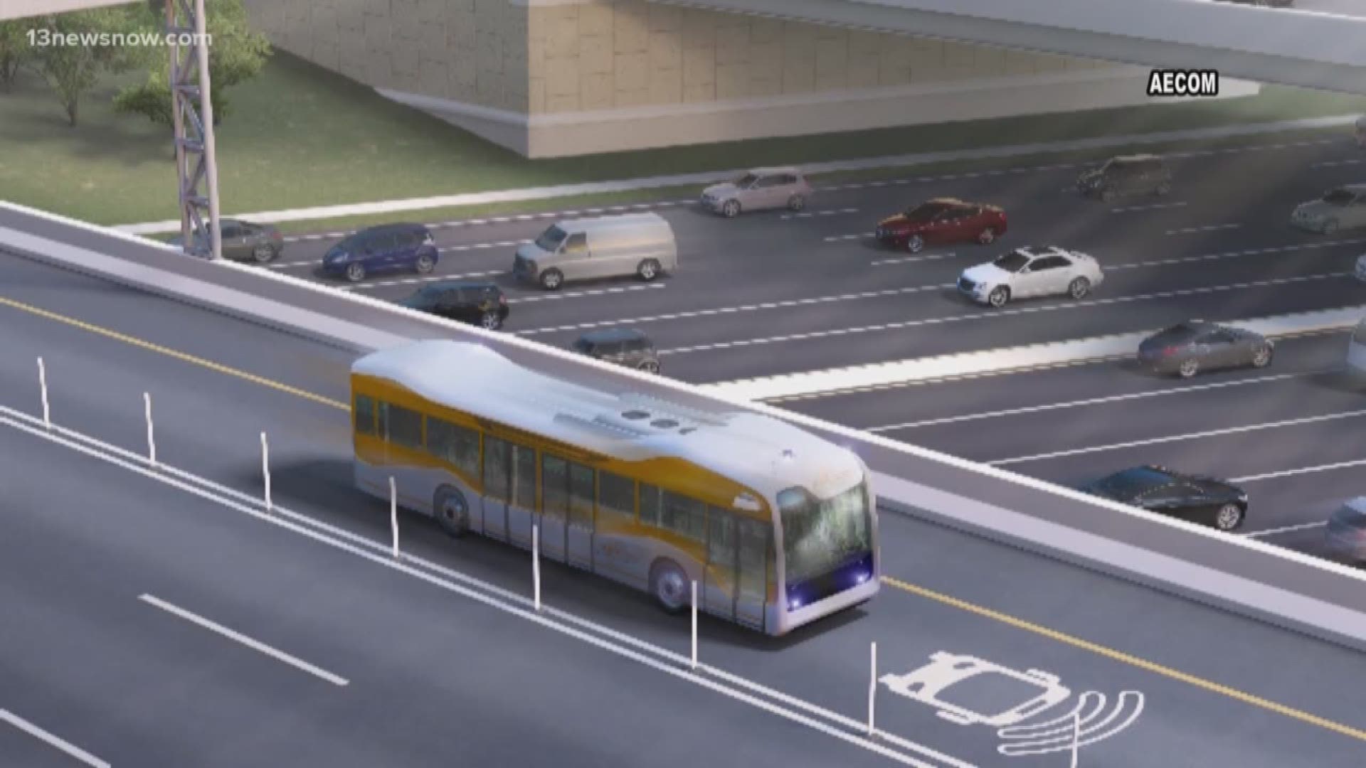 Hampton Roads Transit officials said they were picked to participate because the area is relatively flat and humid, but it also floods. The buses will be electric. Not everyone supports the idea.