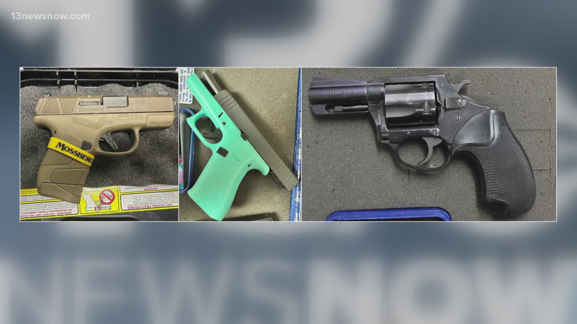 The airport has confiscated 32 firearms this year with two months in the year left to go.