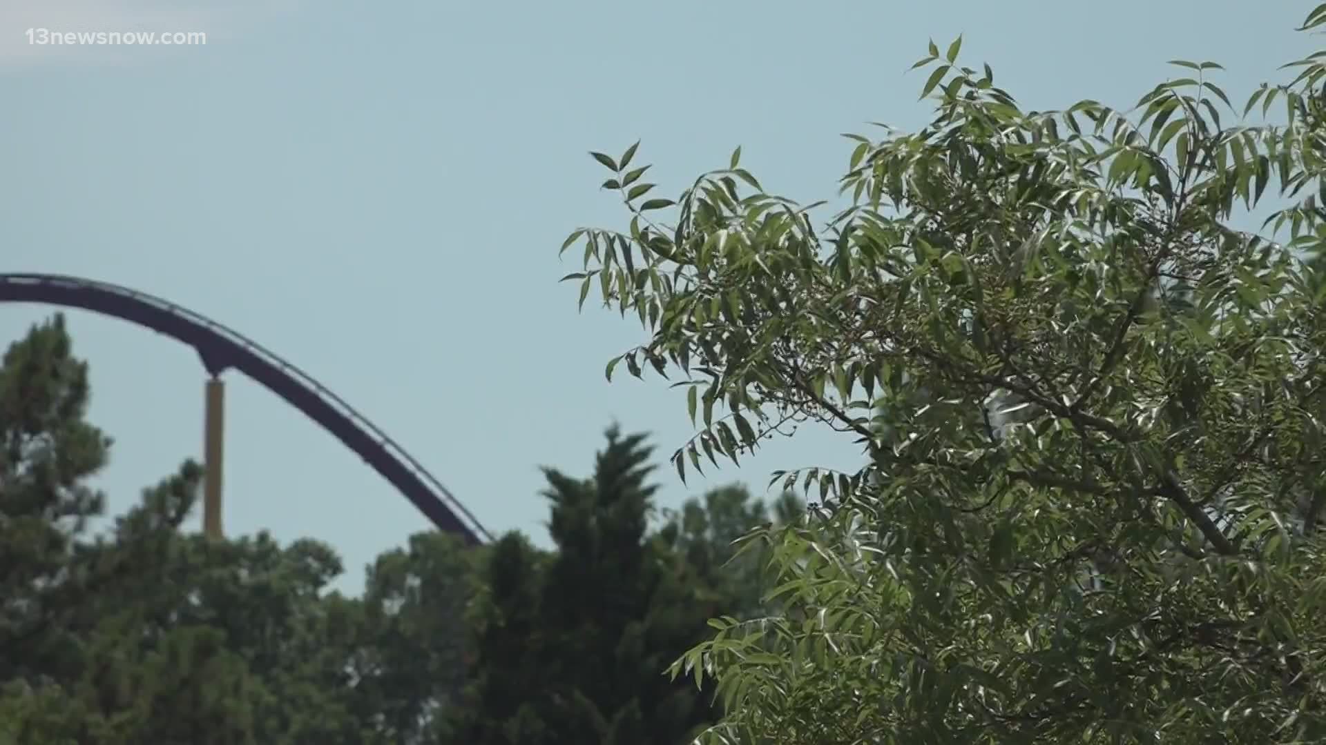 Busch Gardens Williamsburg remains closed at the height of tourist season. Businesses in that area are already feeling the impact and the county is also taking a hit
