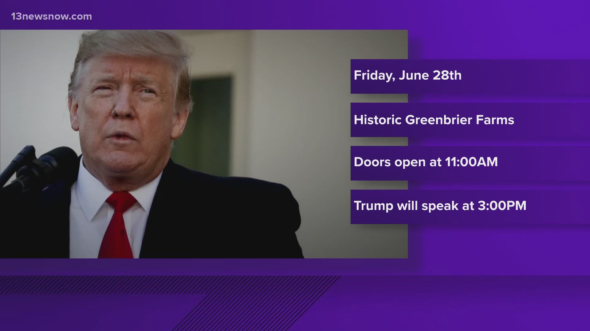 Donald Trump to visit Chesapeake this week | 13newsnow.com