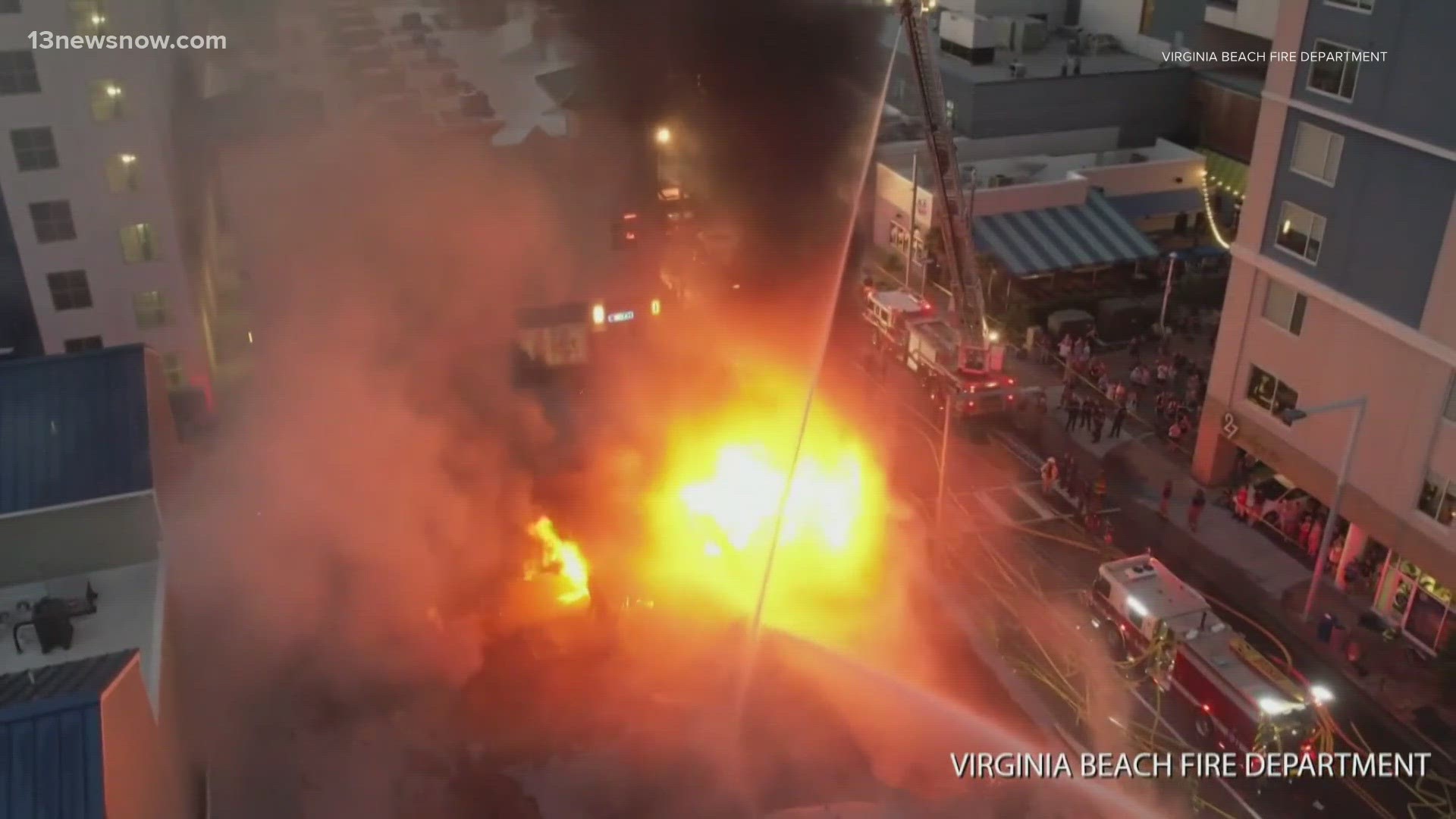 Lyfestyle Meals owner Colin Smith watched as flames engulfed the businesses surrounding him on Atlantic Avenue. His store survived and now he's reopening.