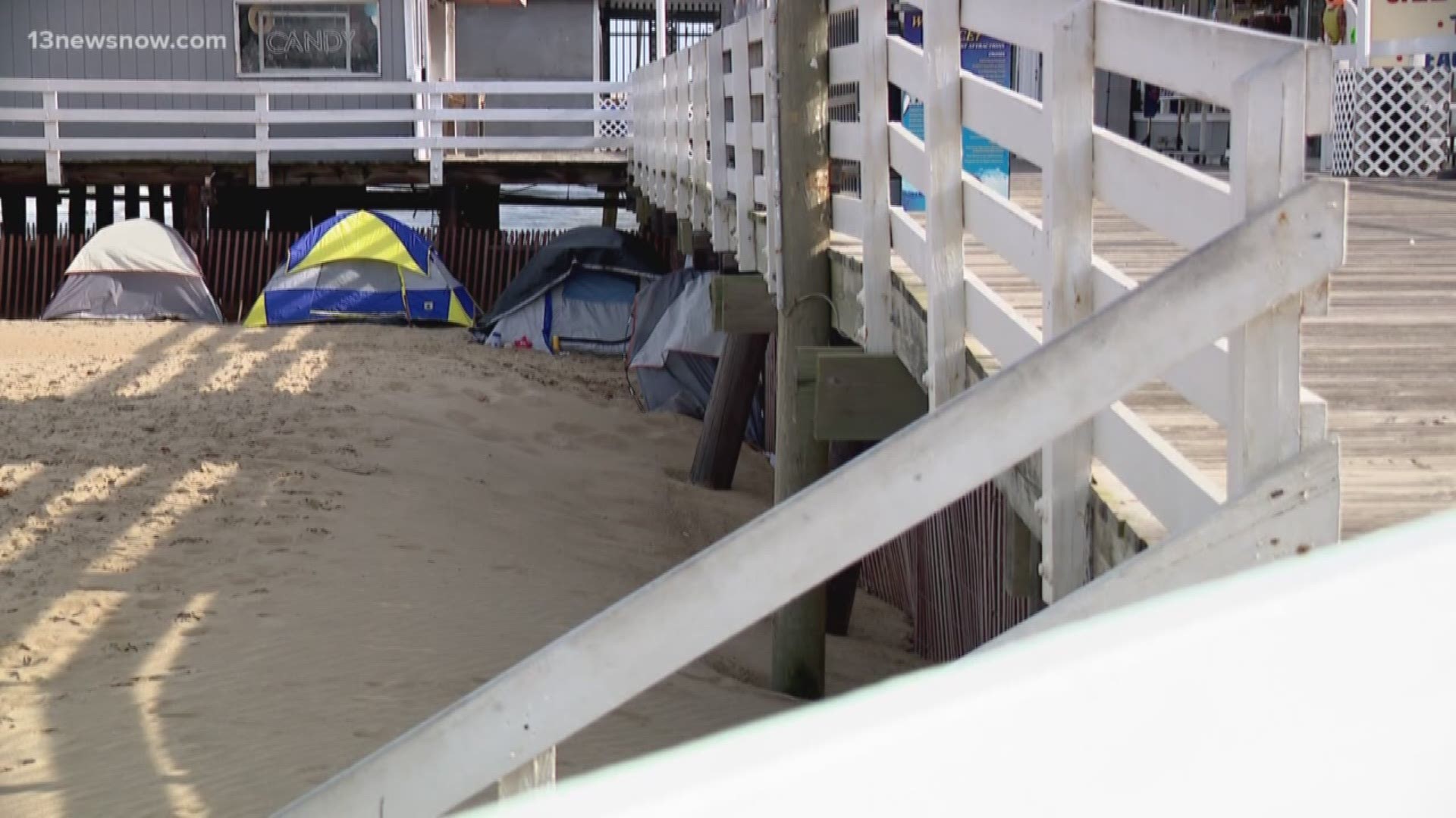 The Virginia Beach City Council is going to vote on a tent ban that bans tents on the beach from 8 p.m. to 8 a.m. This ban would affect the homeless in the area.