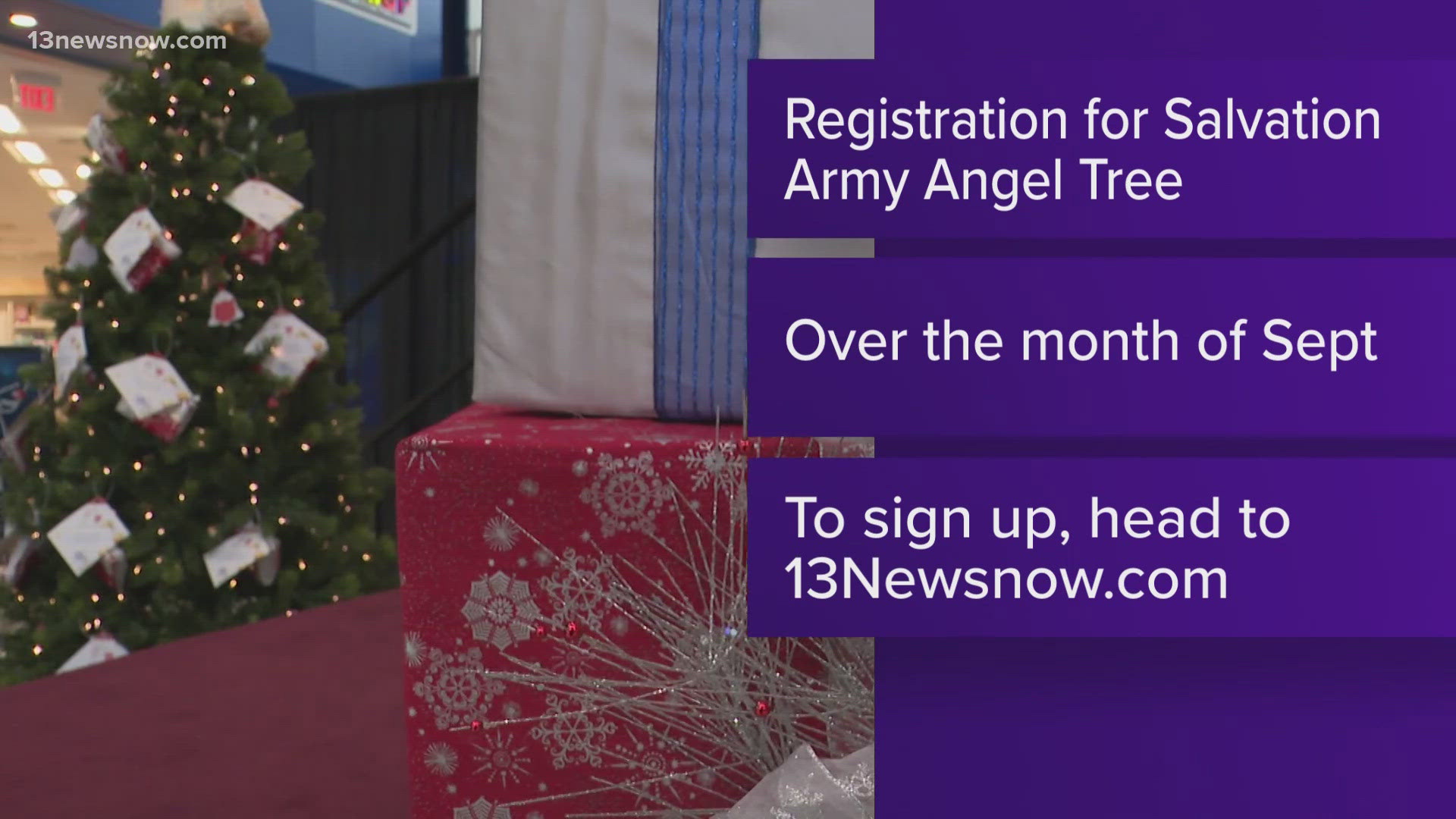 In just a few days, people can begin registering their family as a Salvation Army Angel Tree client.