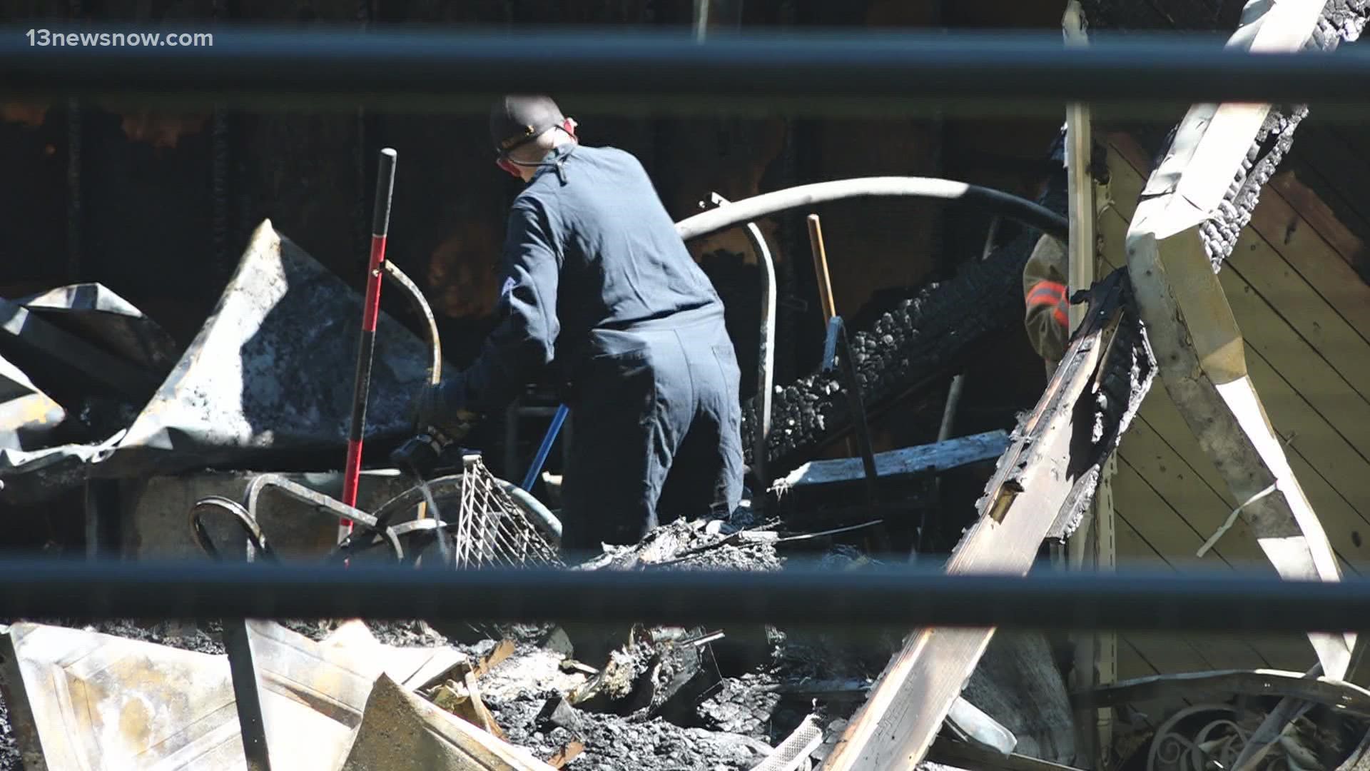 The home was on Margaret Drive. No one was hurt, but the Red Cross is assisting.