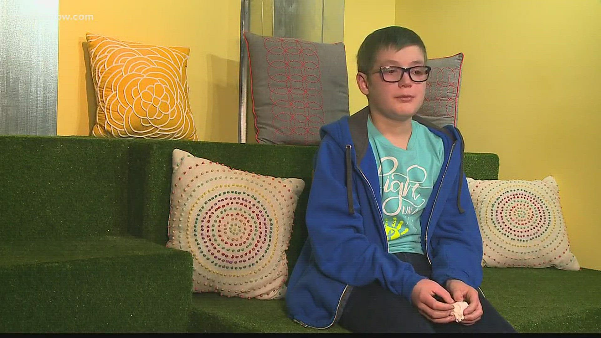 A local 12-year-old is raising money for the Saint Baldrick's Foundation. The non-profit helps raise funds to find a cure for childhood cancer by hosting head-shaving events.