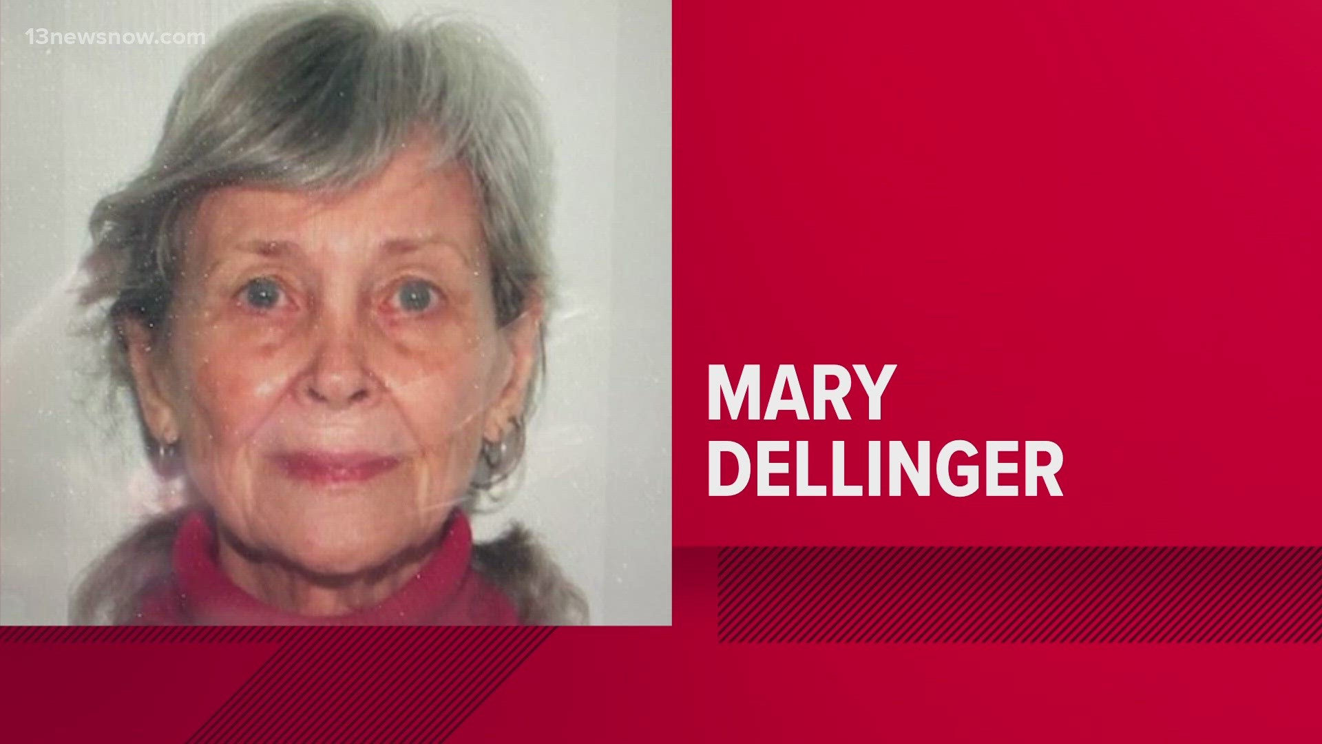 A spokesperson for the agency said 85-year-old Mary Dellinger was reported missing from First Colony at 5 p.m. on Tuesday.