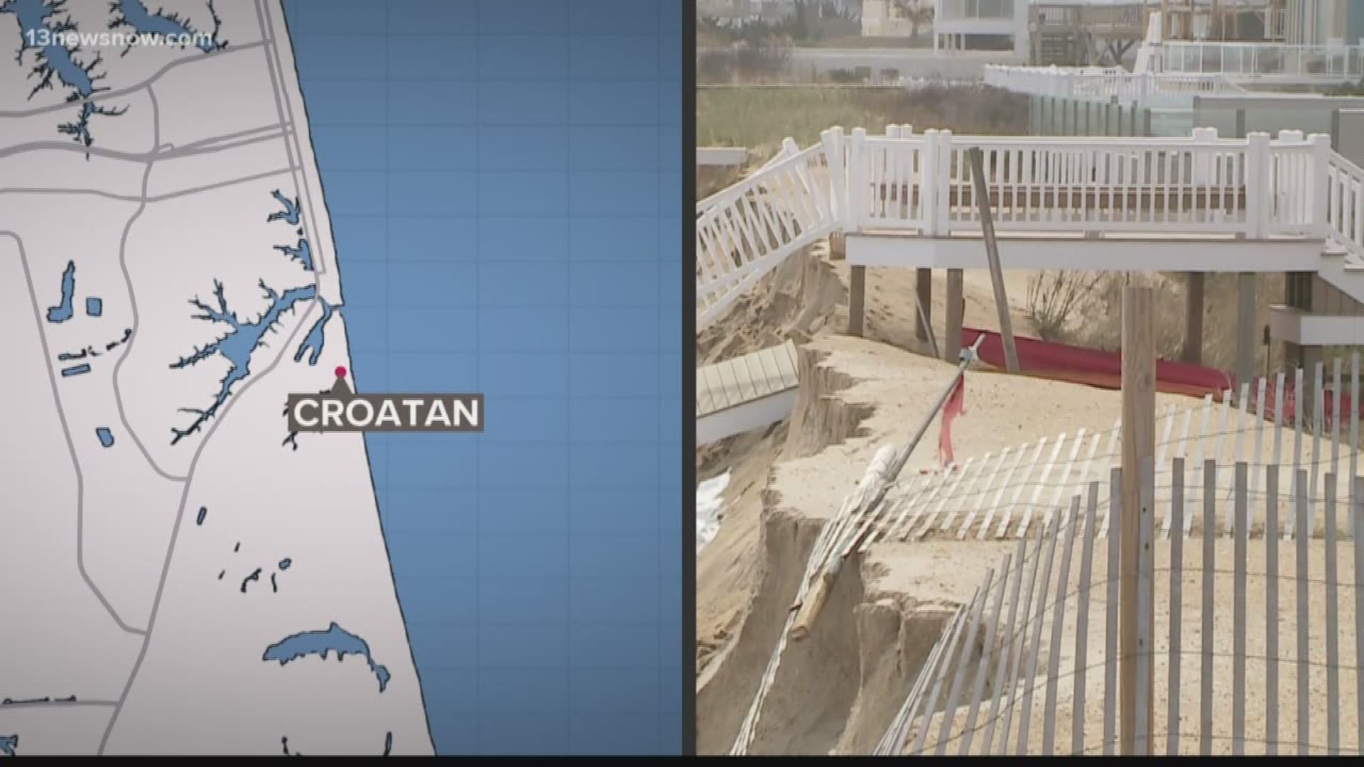 Neighbors in Croatan say they're waiting for a permanent fix from the city.