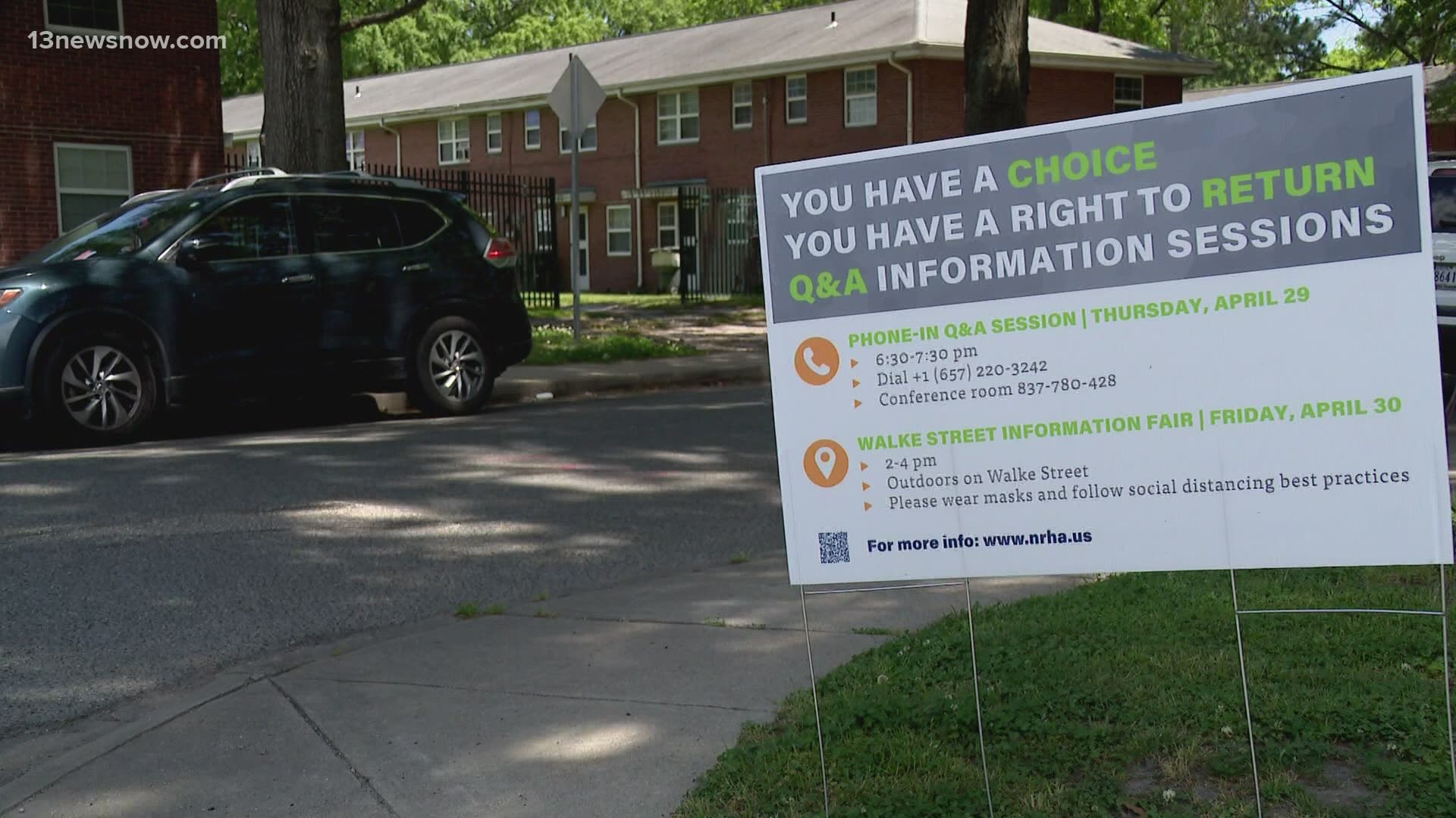 The city is redeveloping the St. Paul's community in Norfolk and is forcing residents out. 13News Now Adriana De Alba went to an information fair for residents.