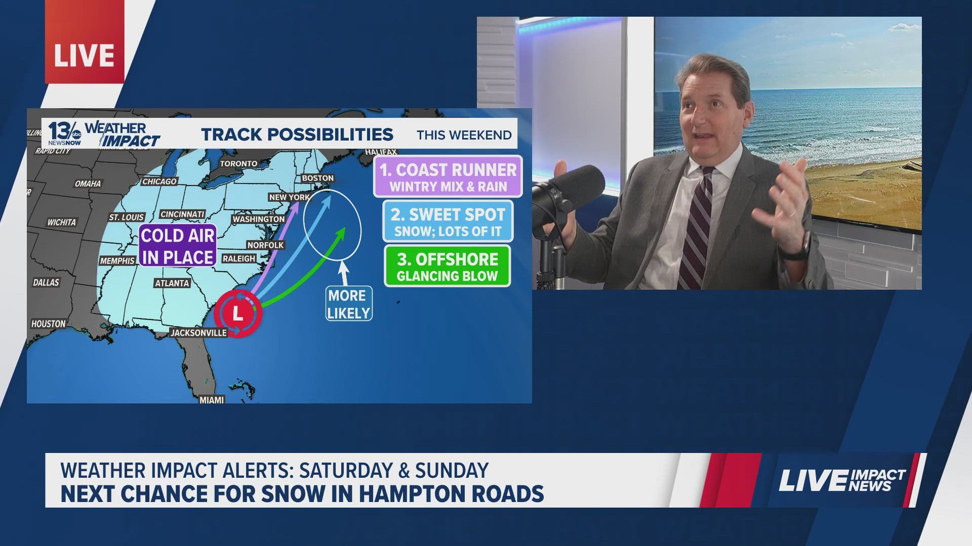 Another round of winter weather for Hampton Roads this weekend ...