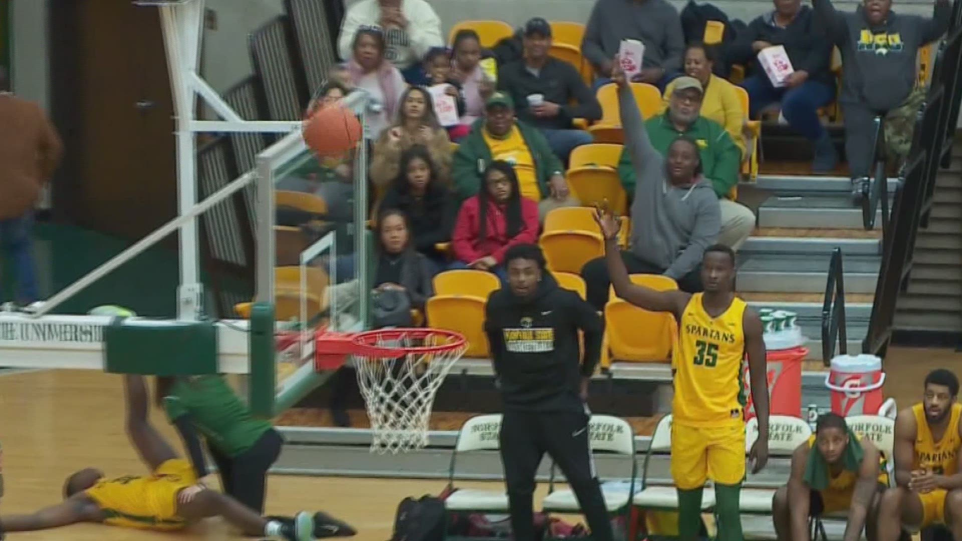 Norfolk State holds on at home to move into first in MEAC