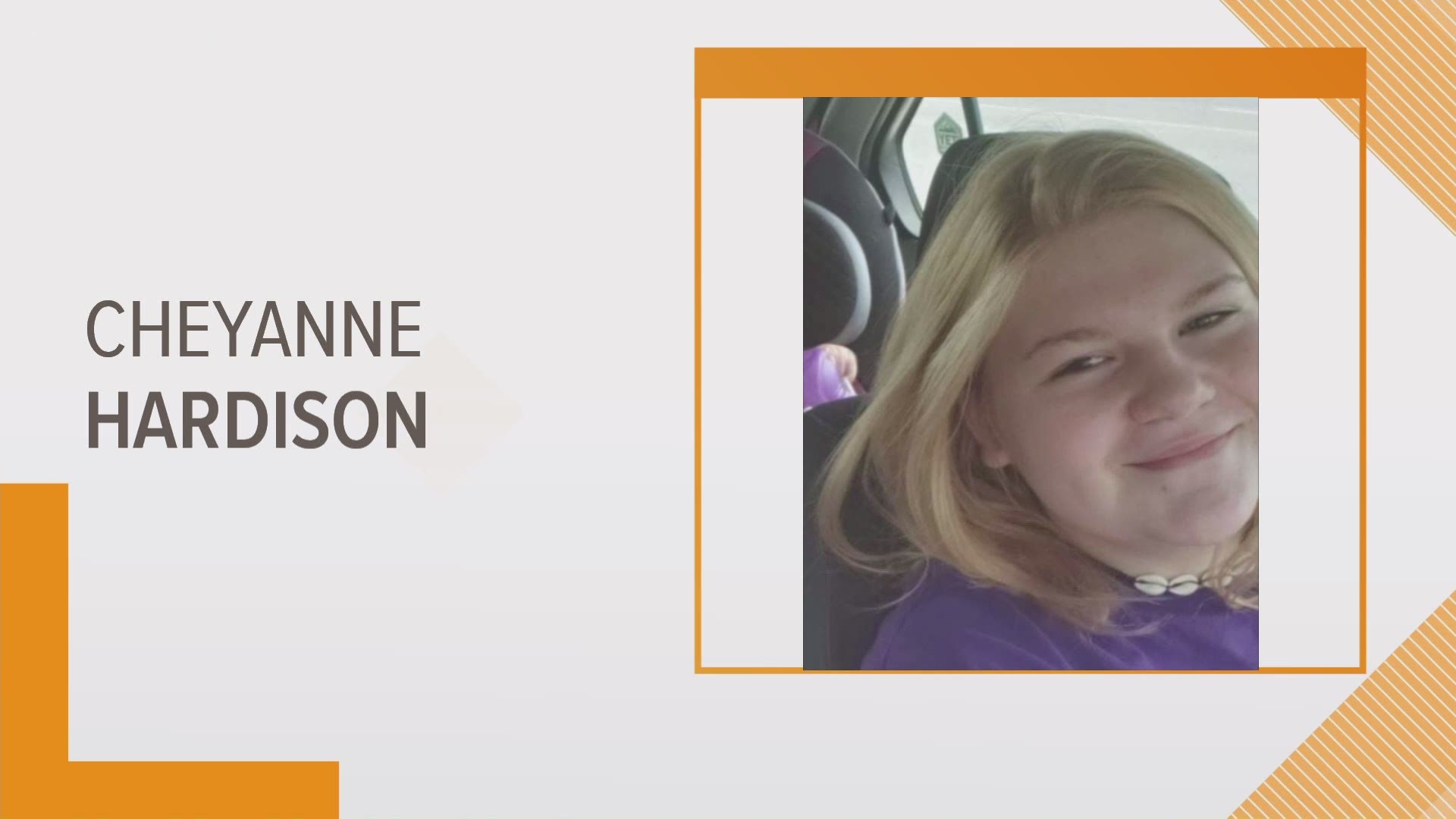 Twelve-year-old Cheyanne Hardison went missing on Saturday night.