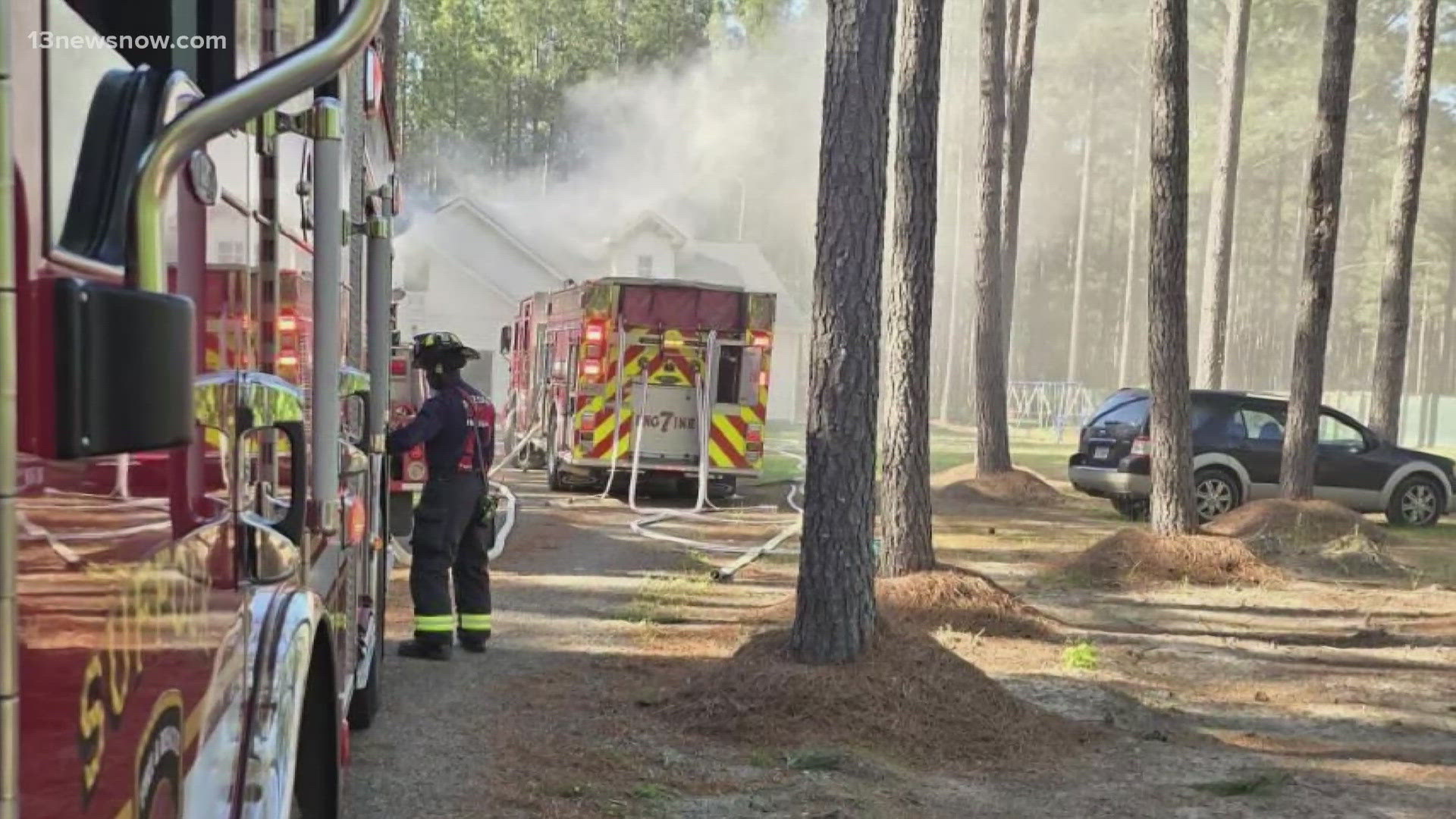 Suffolk family of 6 displaced after cooking fire | 13newsnow.com