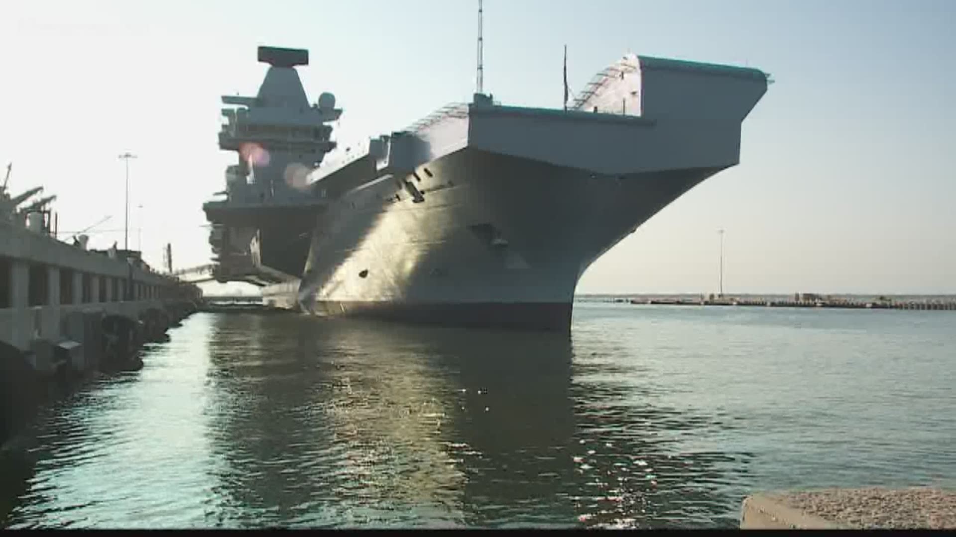 The Royal Navy is in town this weekend, their newest, largest ship, the HMS Queen Elizabeth, is currently docked in Norfolk.